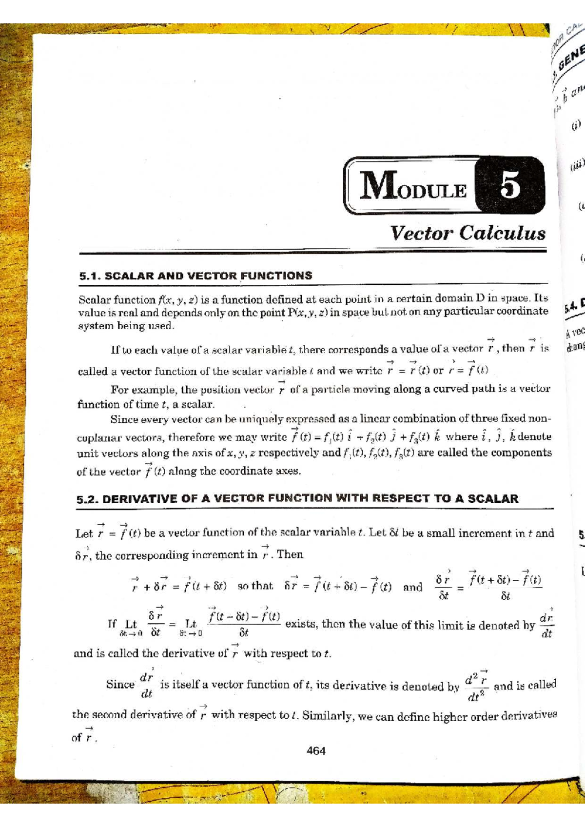 Vector Calculus Notes - N.P. Bali - Module 5 - Studocu