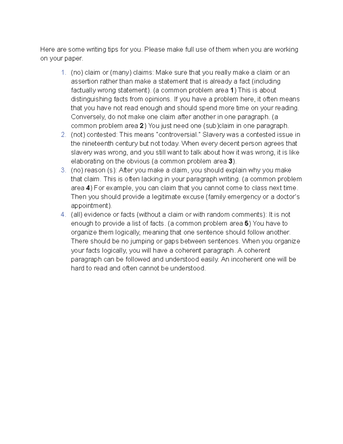 Writing Tips for Effective Paper Composition (ENG101) - Studocu