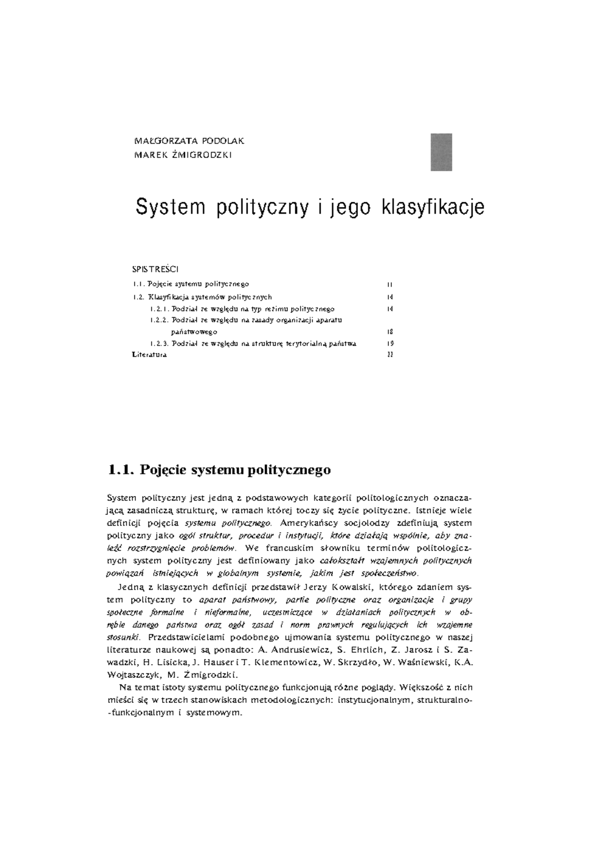 Klasyfikacja systemów politycznych: Analiza i definicje w polityce ...