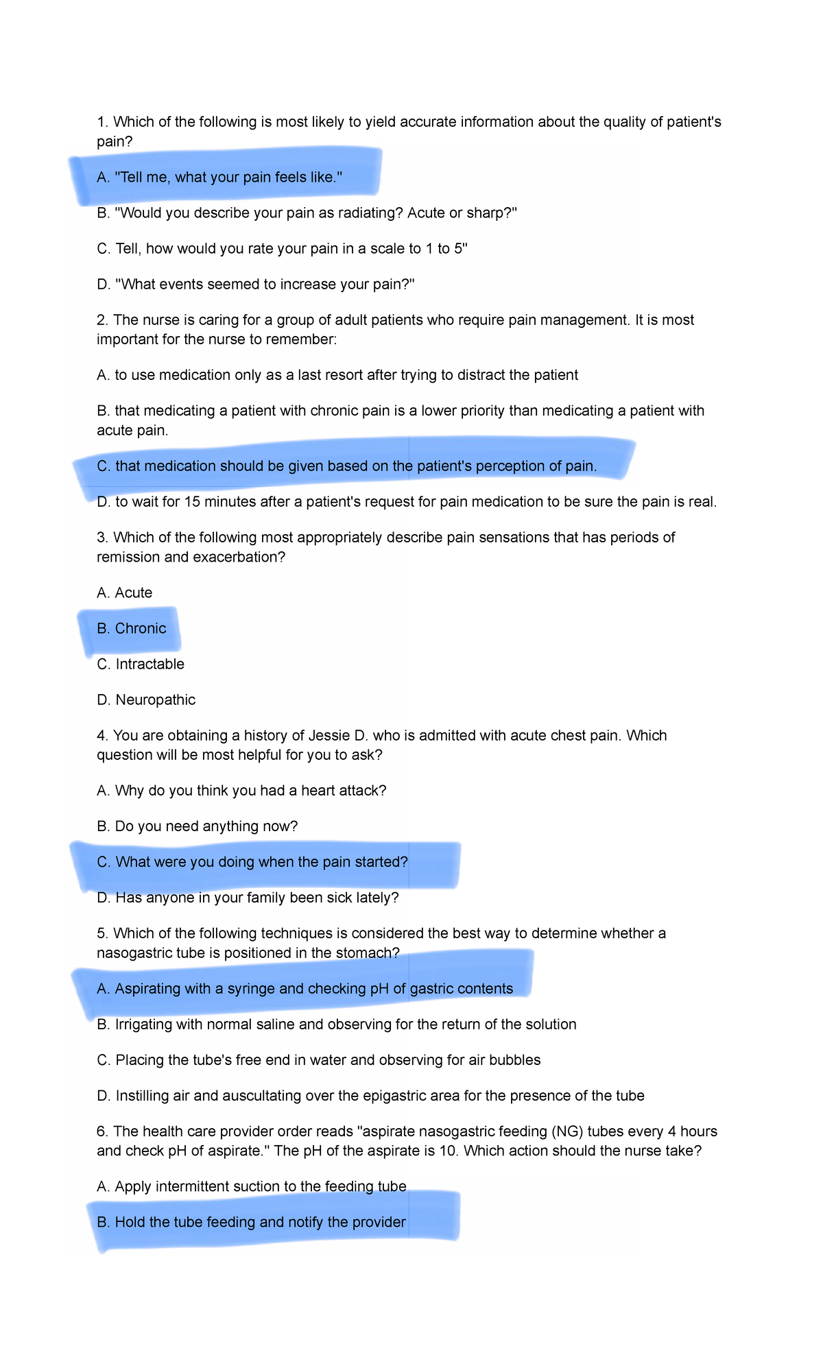 NP-1 2 - Pain Management and Nursing Ethics Review Notes - Studocu