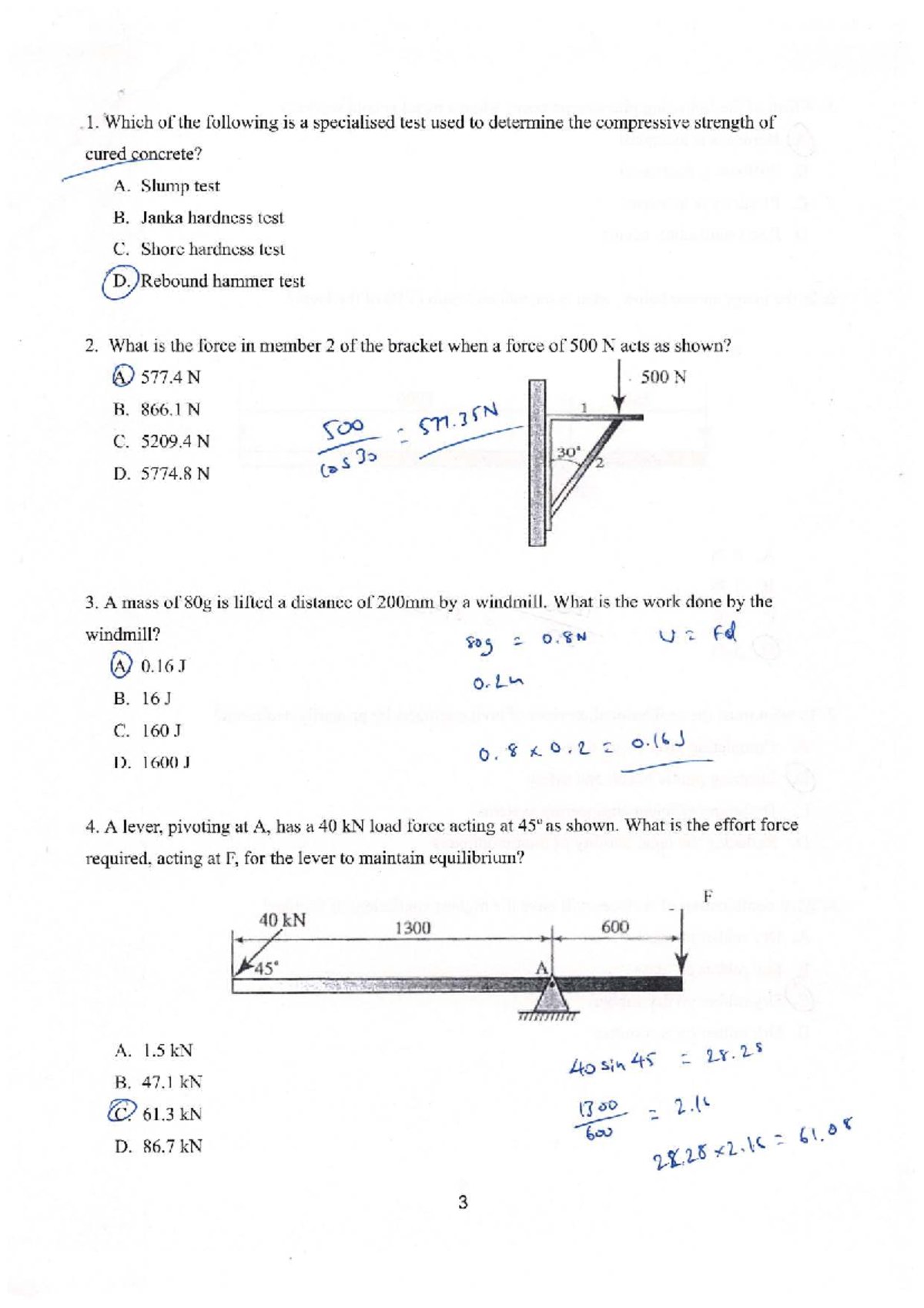 HSC Task 2 - Topic Test: Engineering Principles & Applications - Studocu