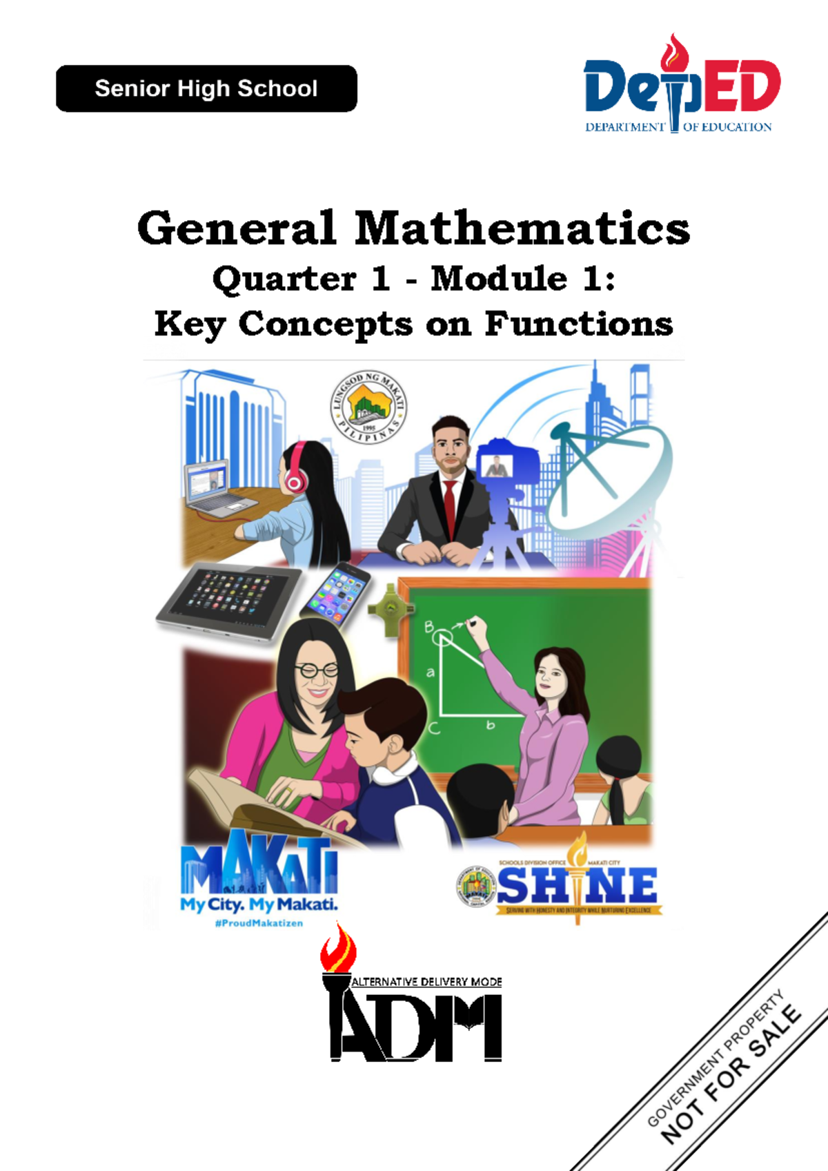 General Mathematics G11 ADM Q1 M1: Key Concepts on Functions - Studocu