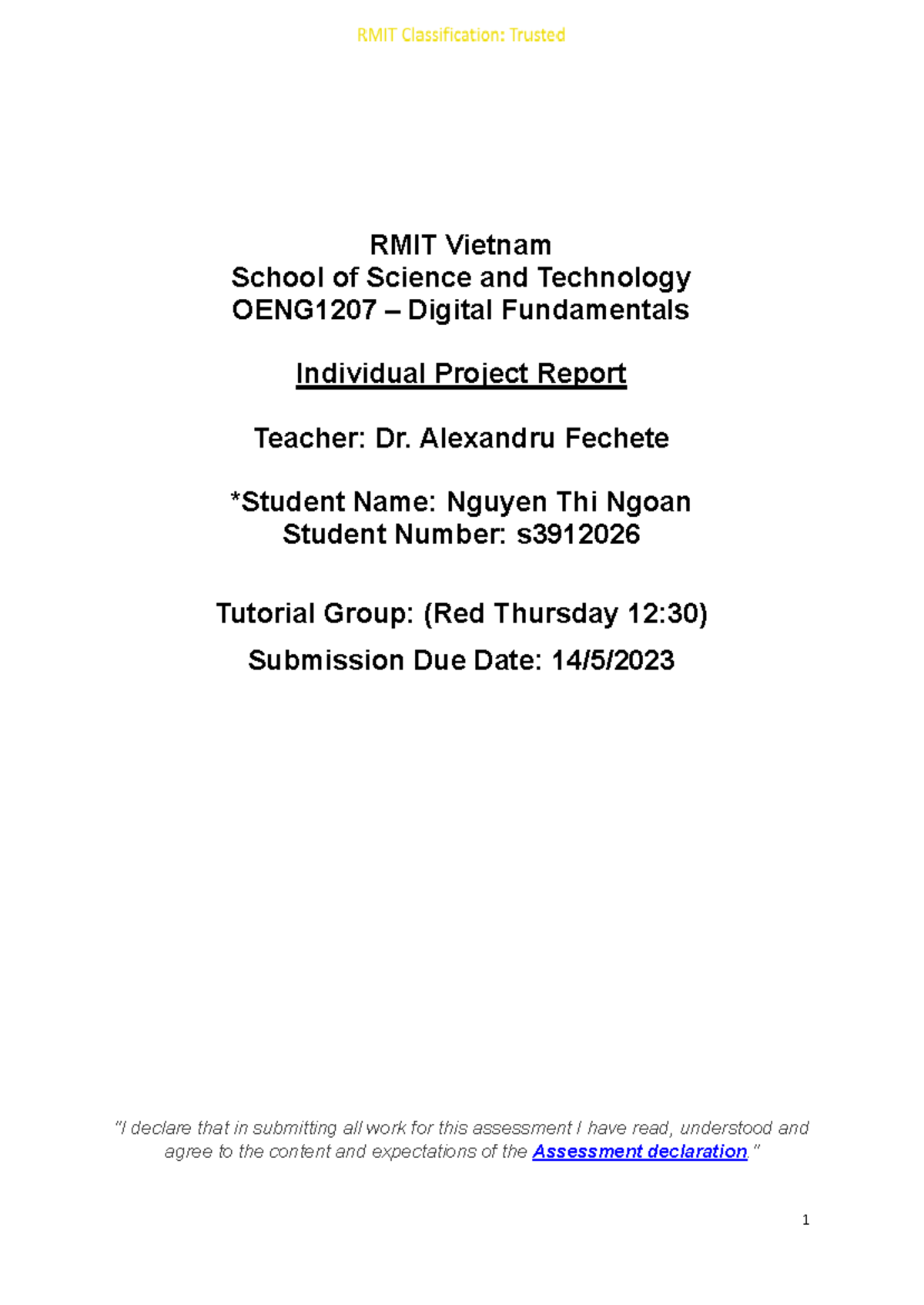 OENG1207 Final Project Report: Unit Conversion Software by Nguyen Thi ...