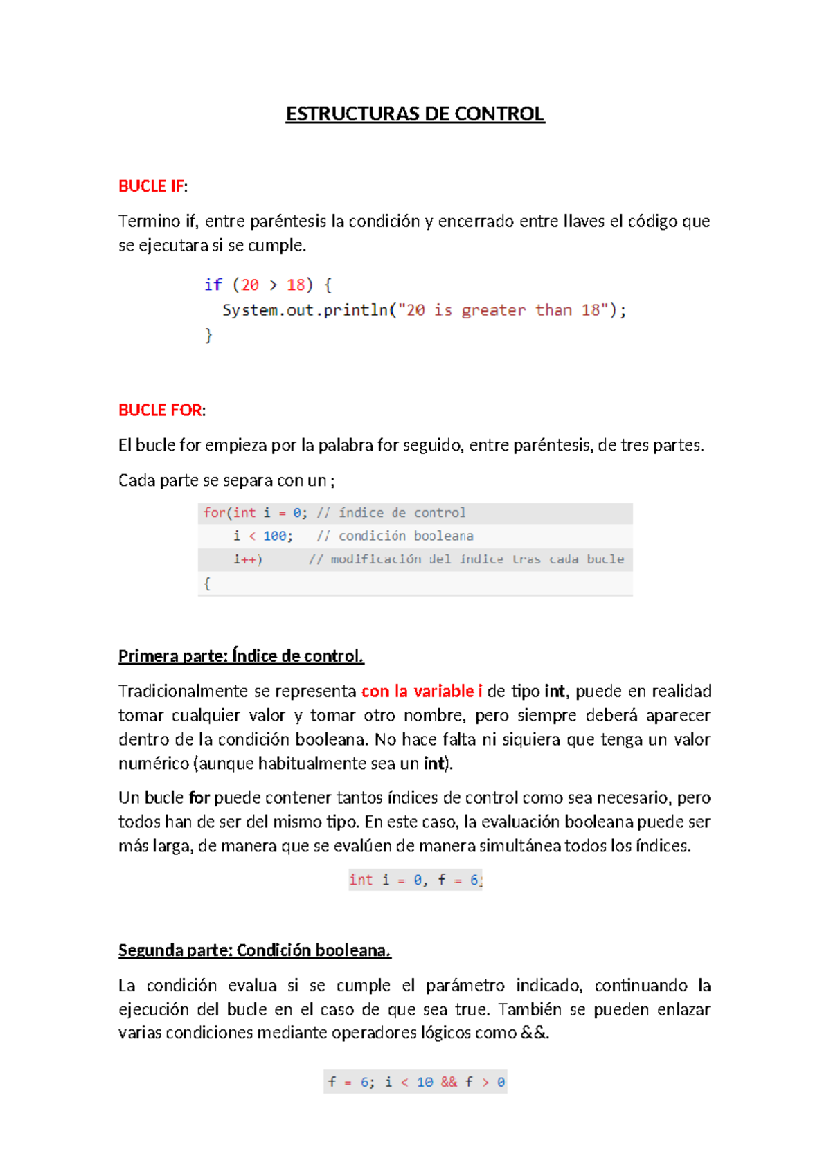 003 Estructuras Básicas de Control: Bucle IF, FOR, WHILE y Substrings ...