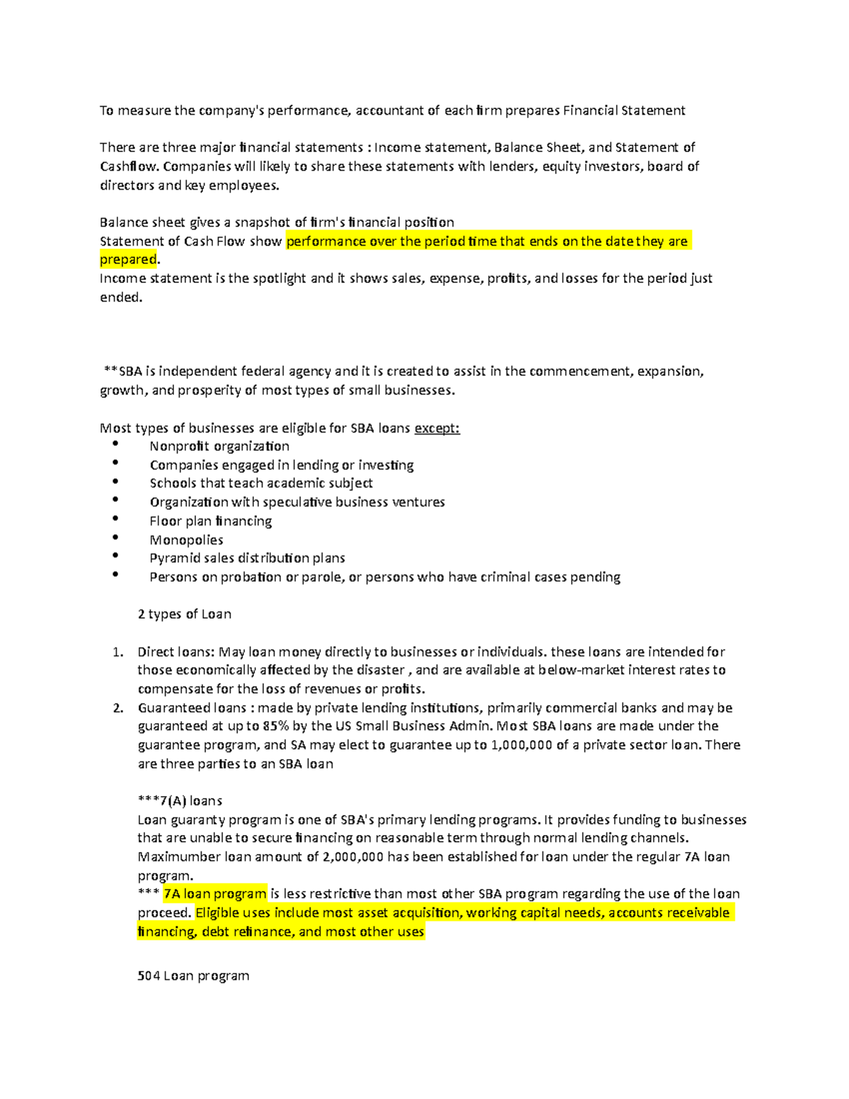 Article 4&5 for exam 2 - To measure the company's performance ...