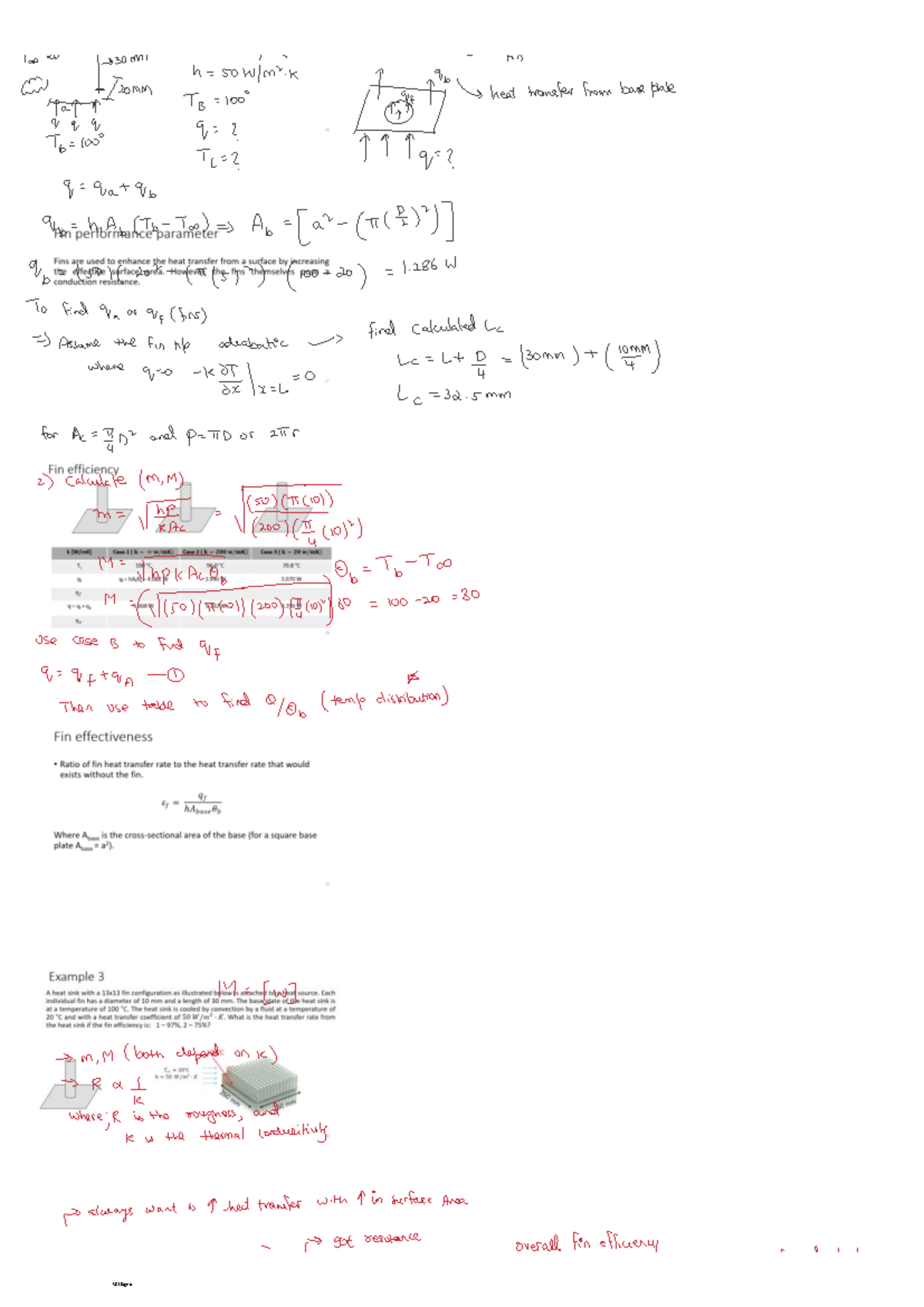 Lecture 10 (dragged) 2 - Heat transfer through fins - ENGR 585 - 385 ...