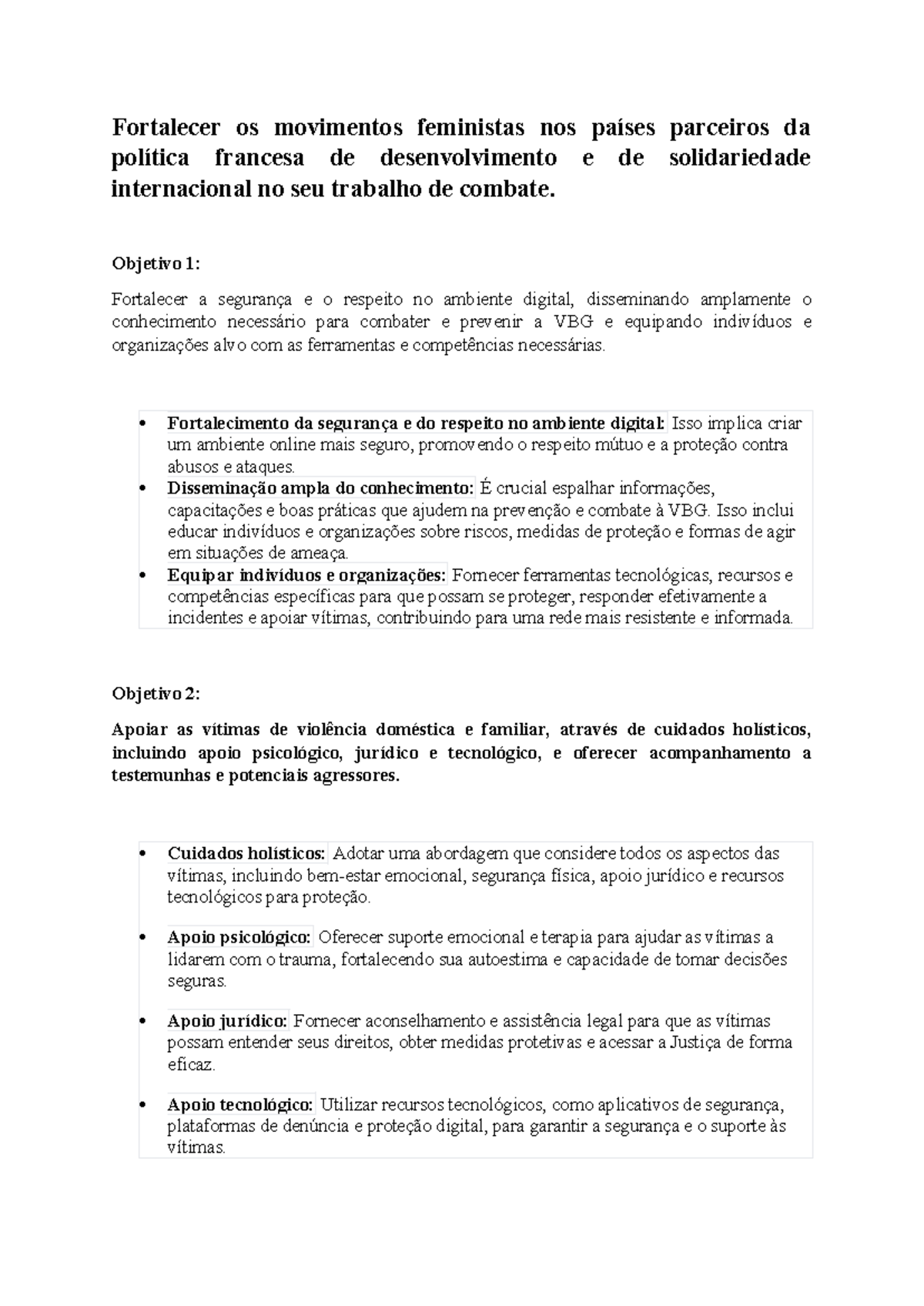 Fortalecimento da Segurança Digital e Apoio às Vítimas - FSOF - Studocu