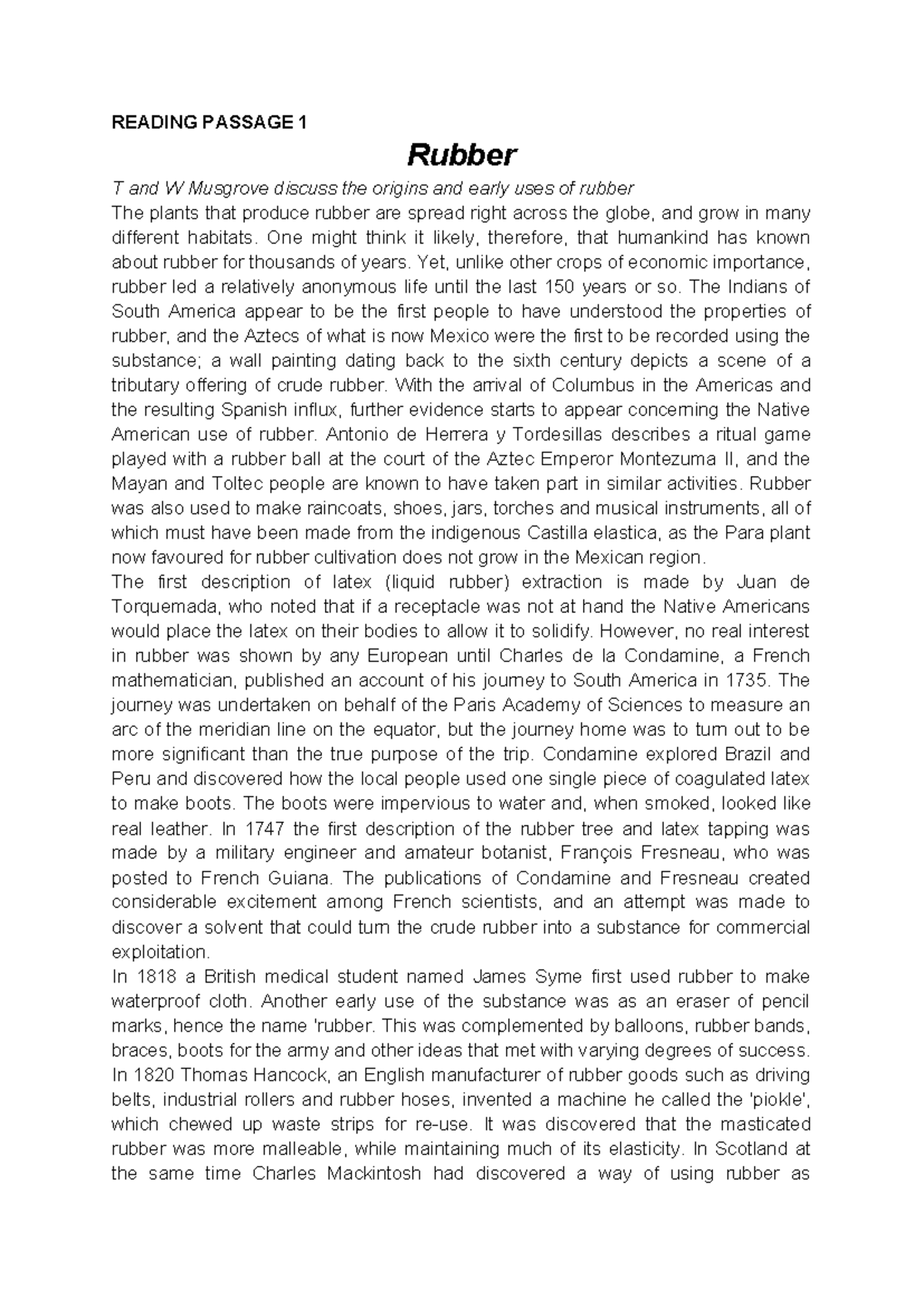 TEST 4 - IELTS Reading Passage Analysis and Questions - Studocu