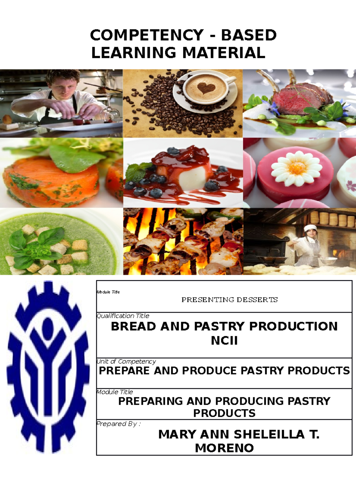 **Preparing and Producing Pastry Products - Bread & Pastry Prod NCII ...