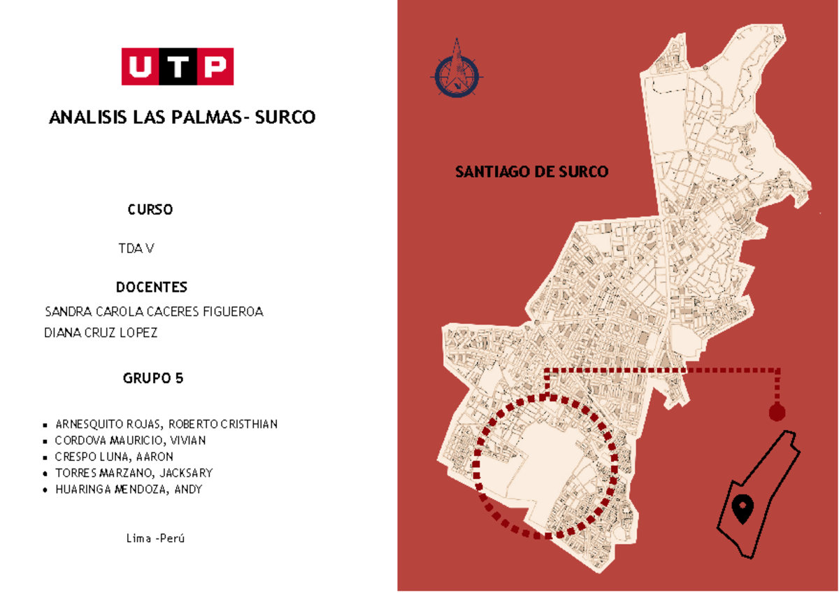 Análisis Urbano de Las Palmas en Surco - Grupo 5 - Document Preview
