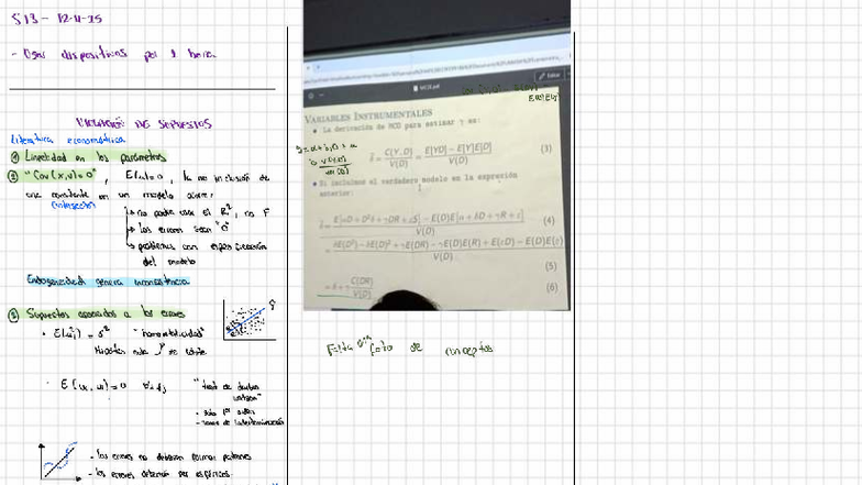 Instrumentos Variables y Endogeneidad en Econometría - S13 - Studocu