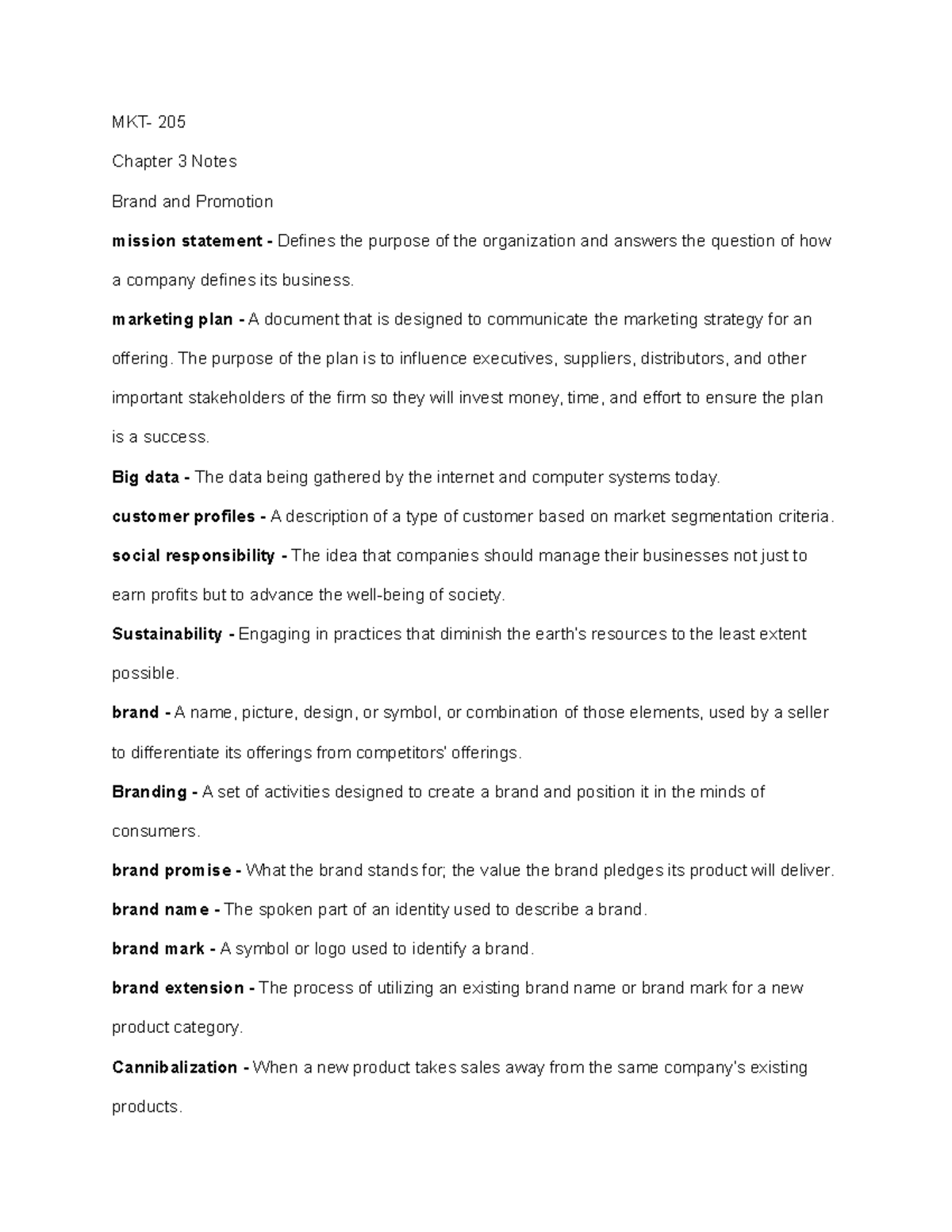 MKT- 205- CH. 3 Notes - Ch.3 Key Terms - Deprecated API usage: The SVG ...