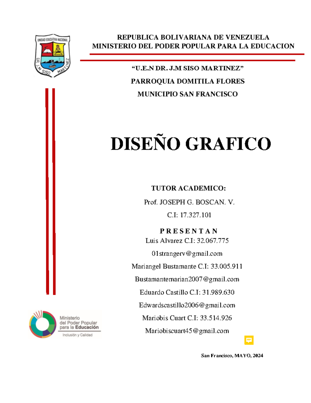 Tesis de Diseño Gráfico - REPUBLICA BOLIVARIANA DE VENEZUELA - Studocu