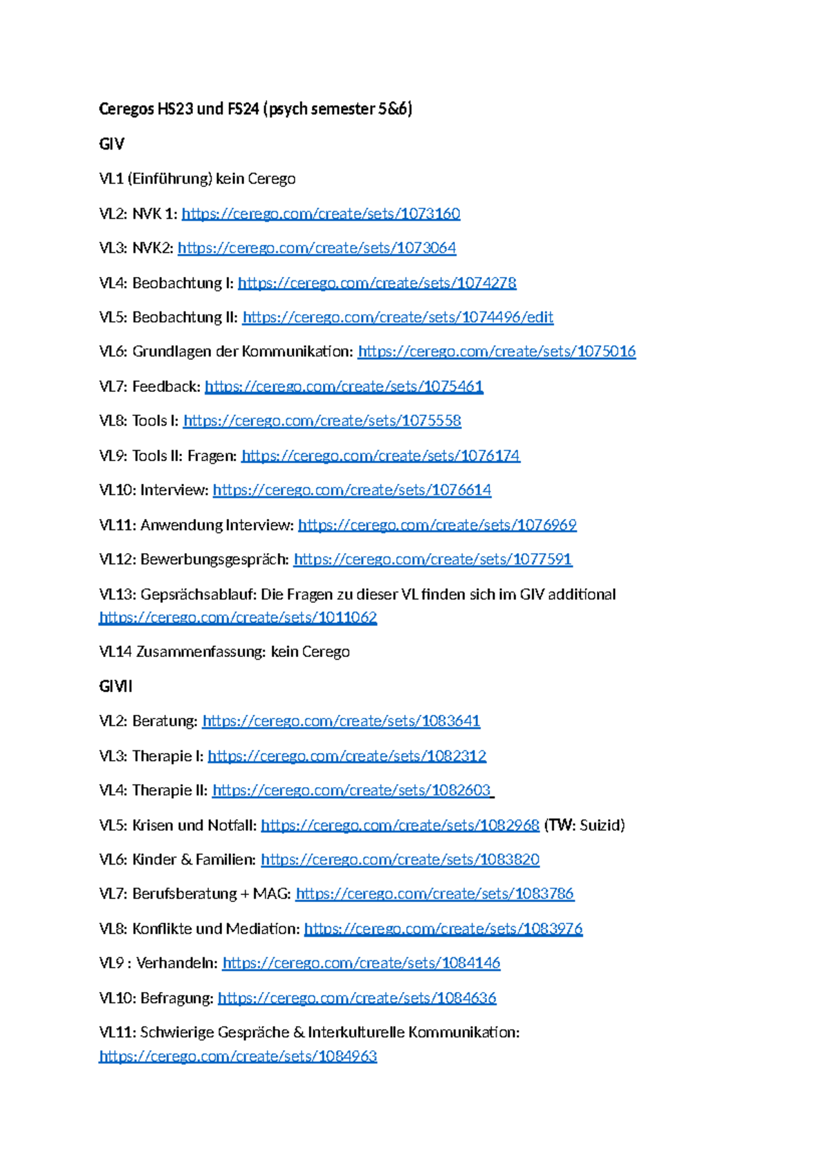 Ceregos HS23 & FS24: GIV I & II Lecture Summary and Key Topics - Studocu