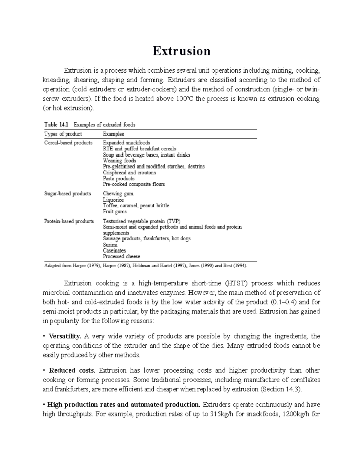 Extrusion - Lecture notes 1 - Extrusion Extrusion is a process which ...