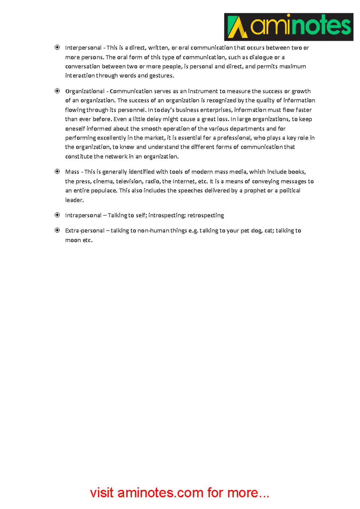 6 Communication Networking - Interpersonal - This is a direct, written ...