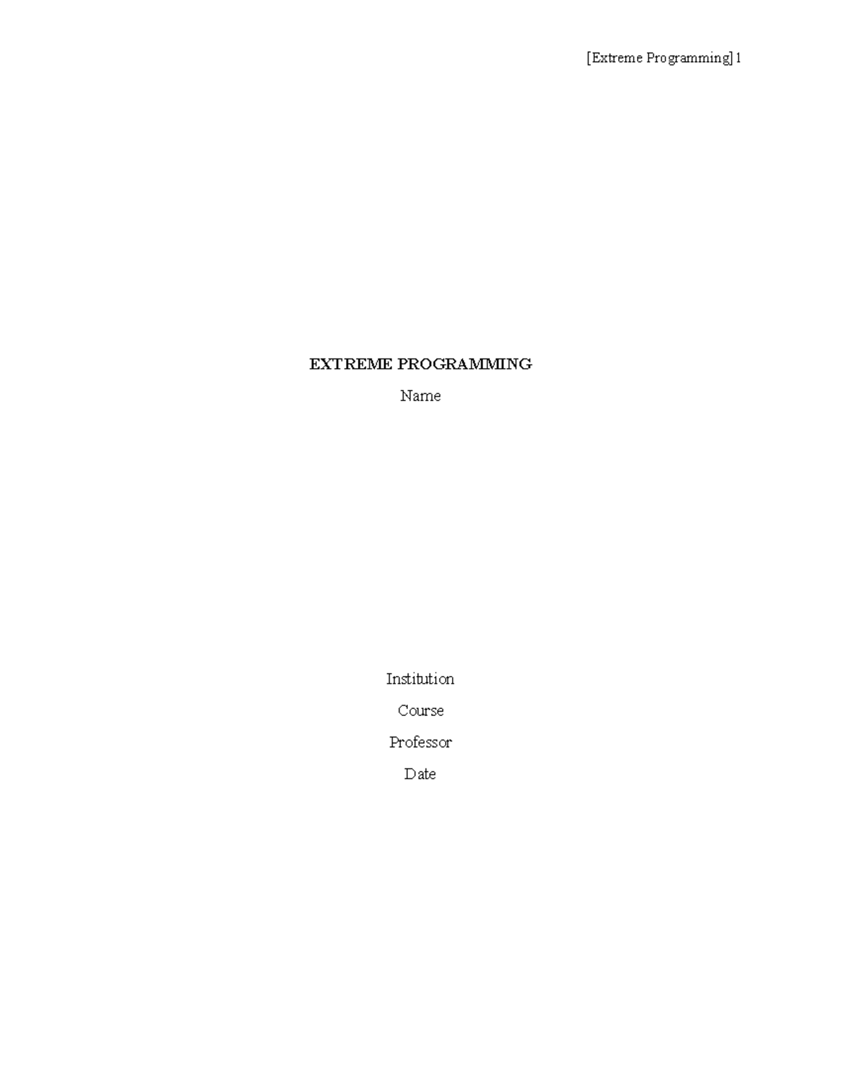Impact of Extreme Programming on Software Development Efficiency - Studocu