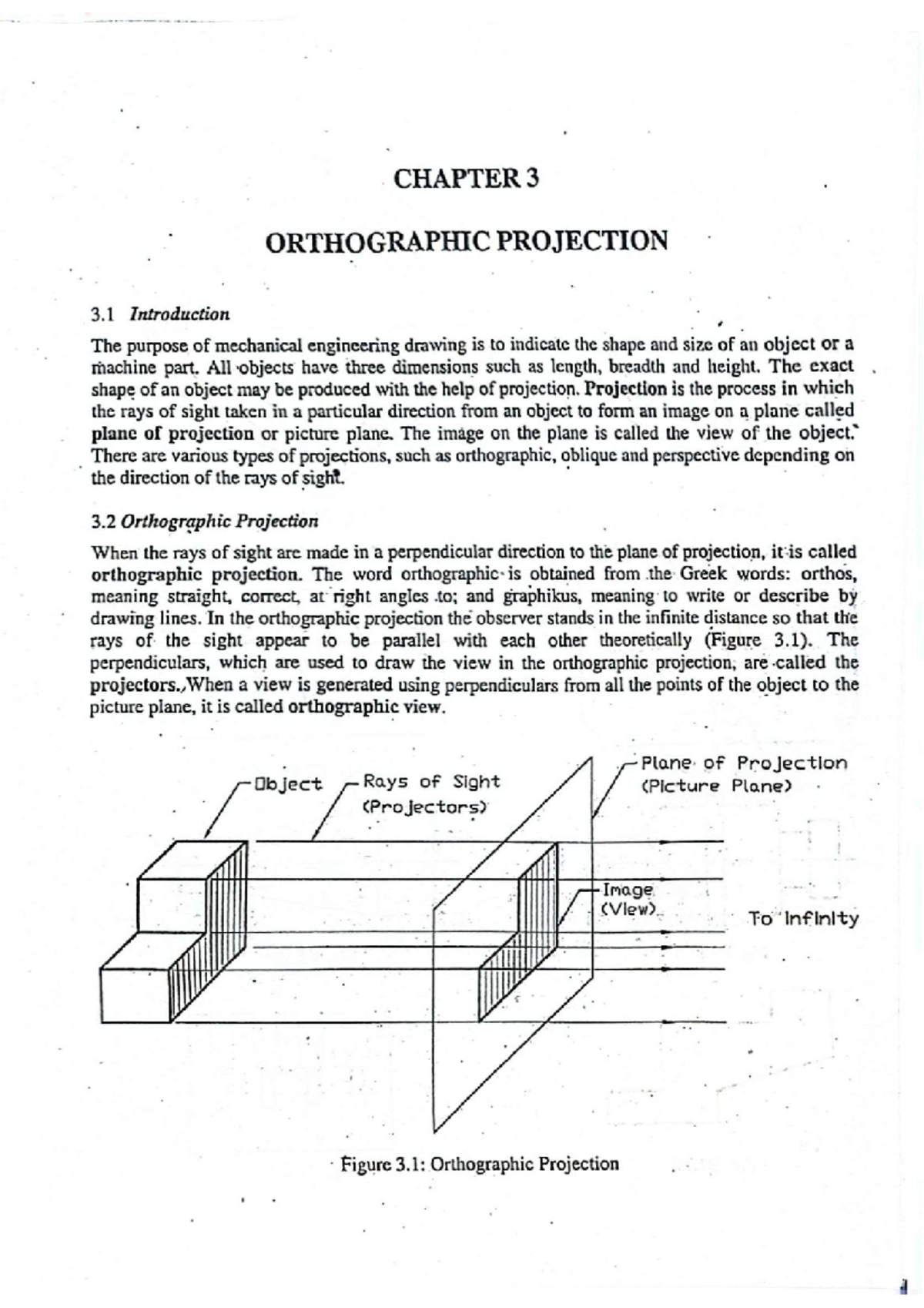 CHAPTER 3: Orthographic Projection Concepts and Methods - Studocu