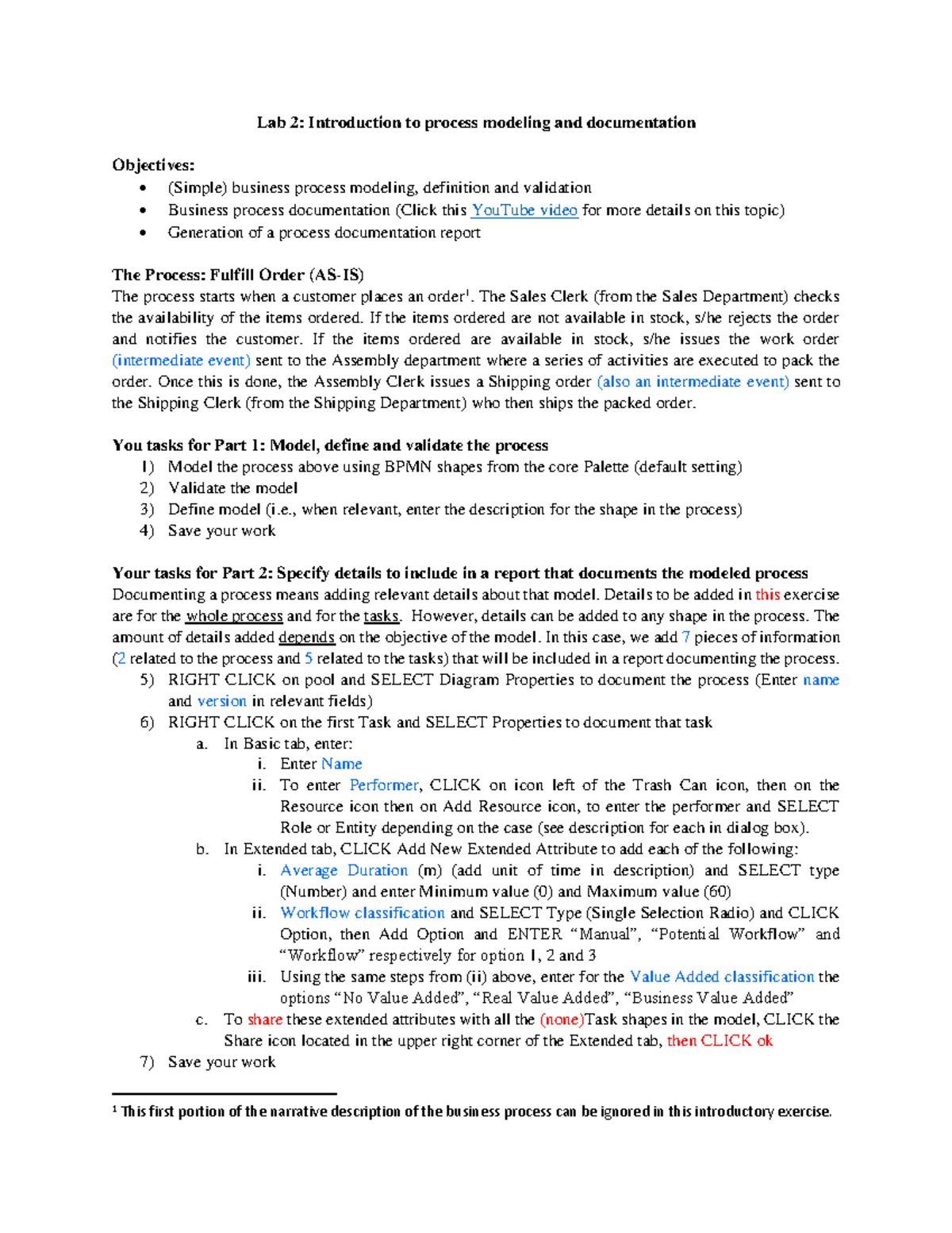 Lab 2 - 4030 Process Modeling & Documentation Template Guide - Studocu