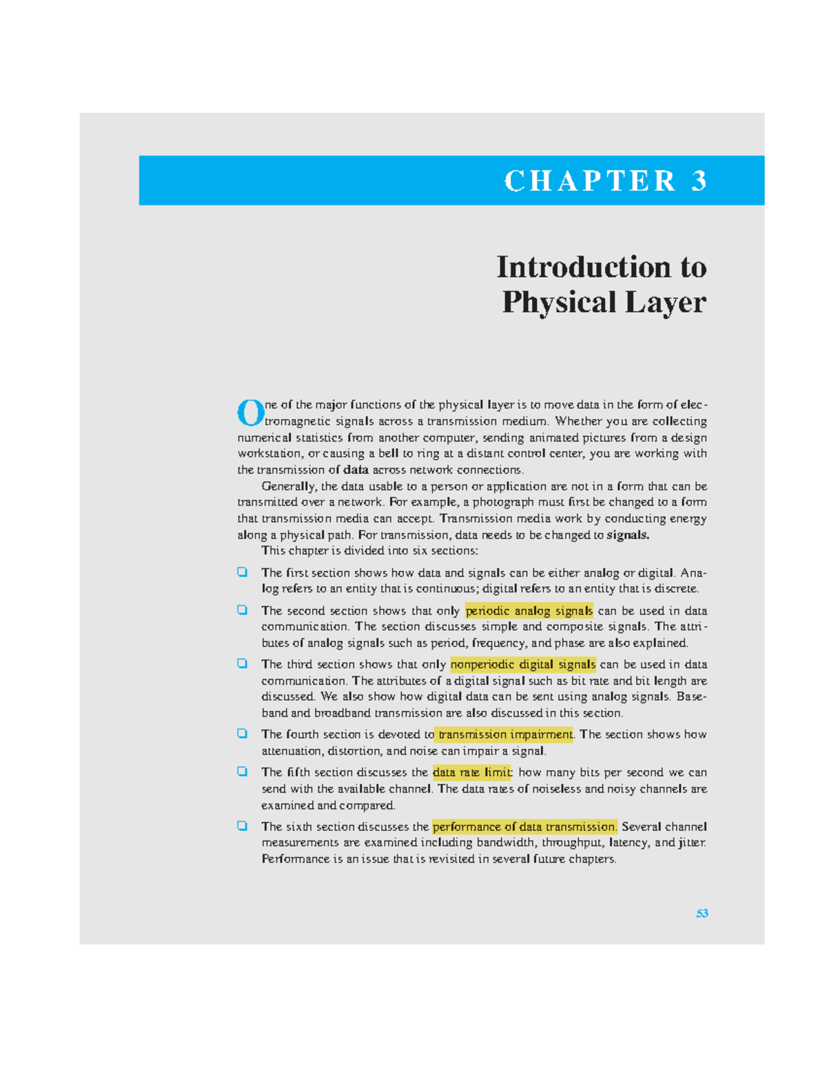 Ch. 3 - this is the main text book i study from - 53 C H A P T E R 3 ...