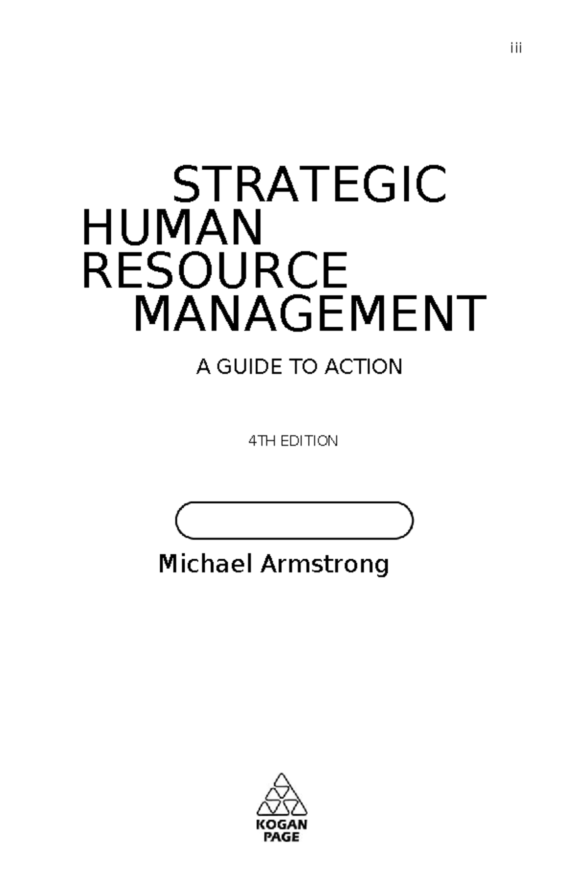 Strategic Human Resource Management: A Comprehensive Guide (SHRM) - Studocu