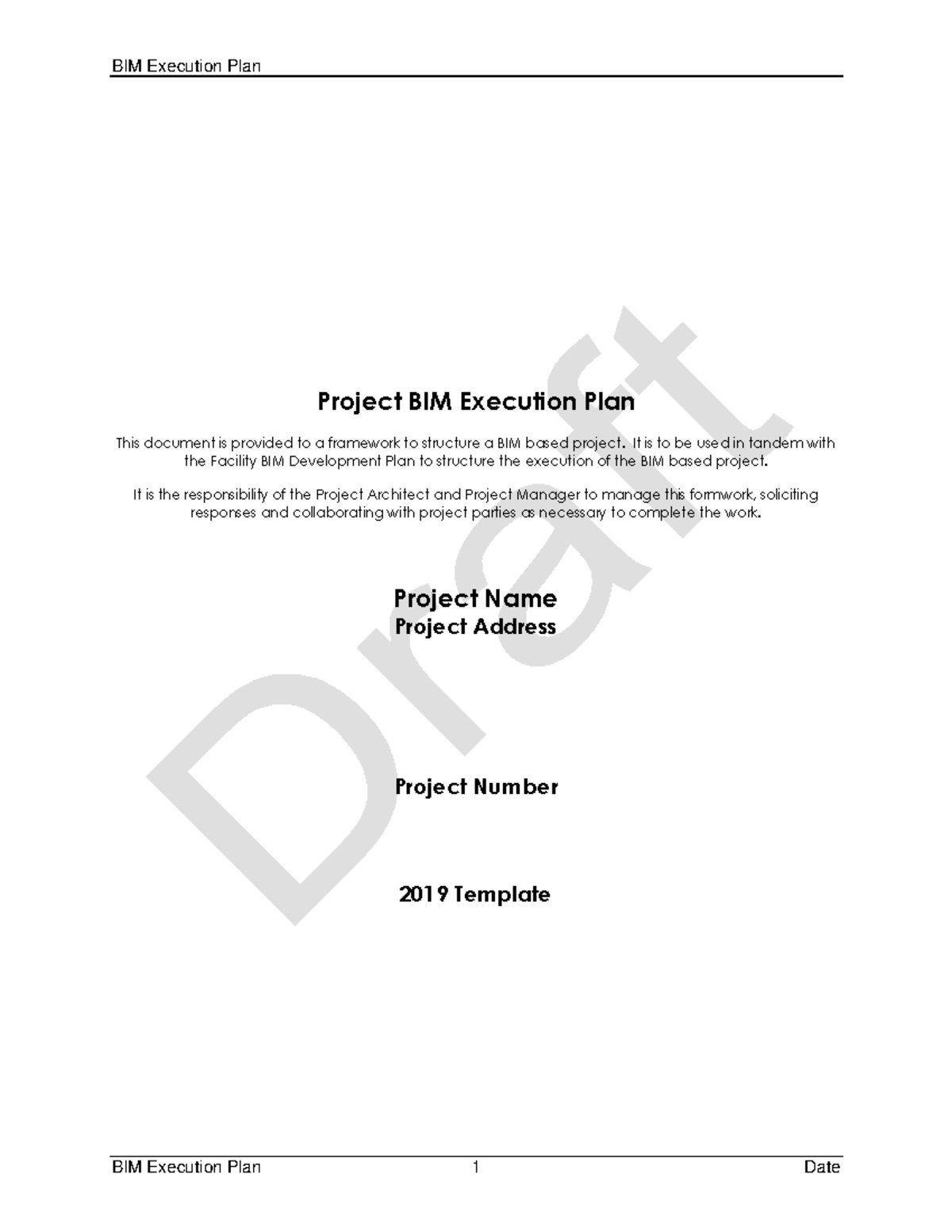 BIM Execution Plan Sample for Project Management and Collaboration ...