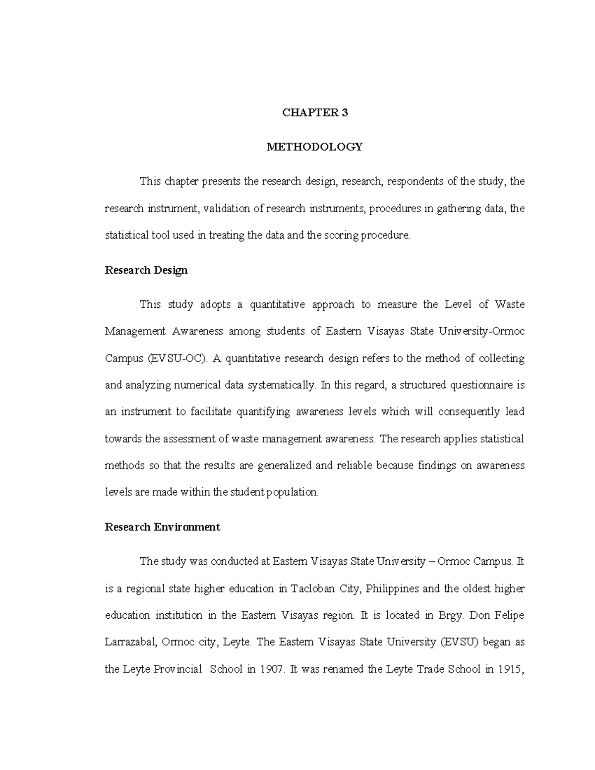Chapter-3- Edited (2) - Copy - CHAPTER 3 METHODOLOGY This chapter ...