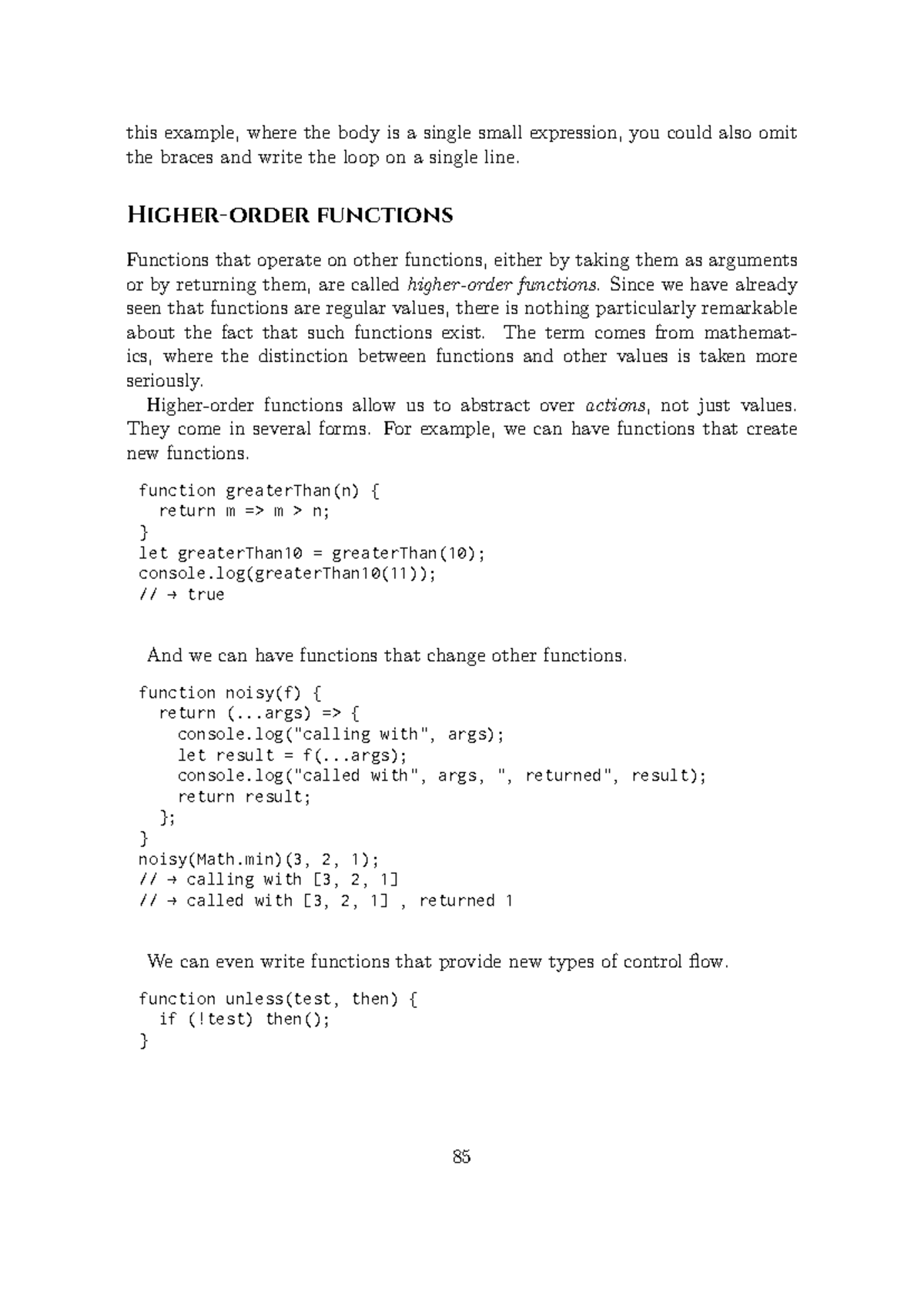 JavaScript Programming: Higher-Order Functions and Data Processing ...