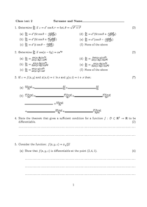 Proofs and Theorems for Vector Functions in Calculus (MATH 101) - Studocu