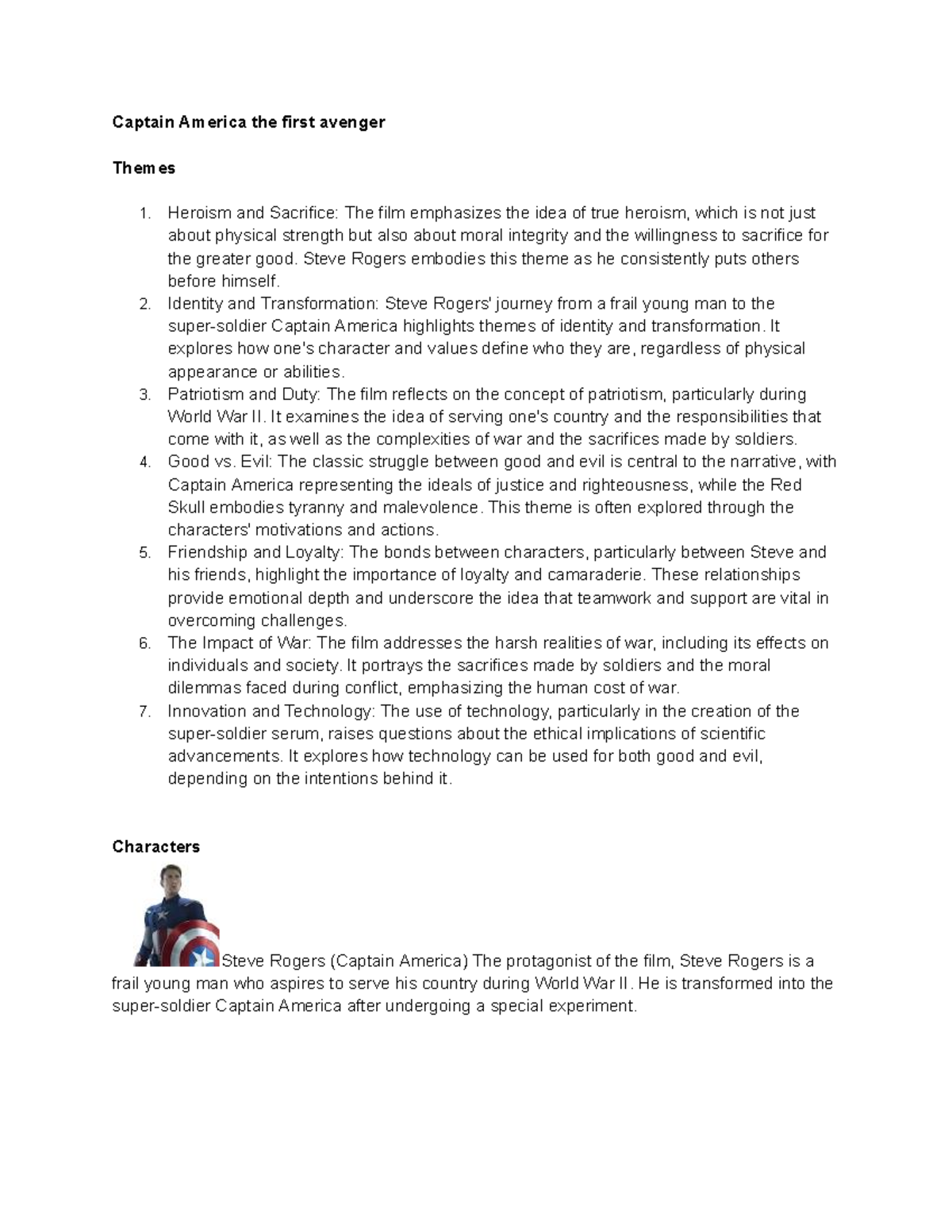 **Course Code: ENG 101 - Themes and Character Analysis in Film** - Studocu