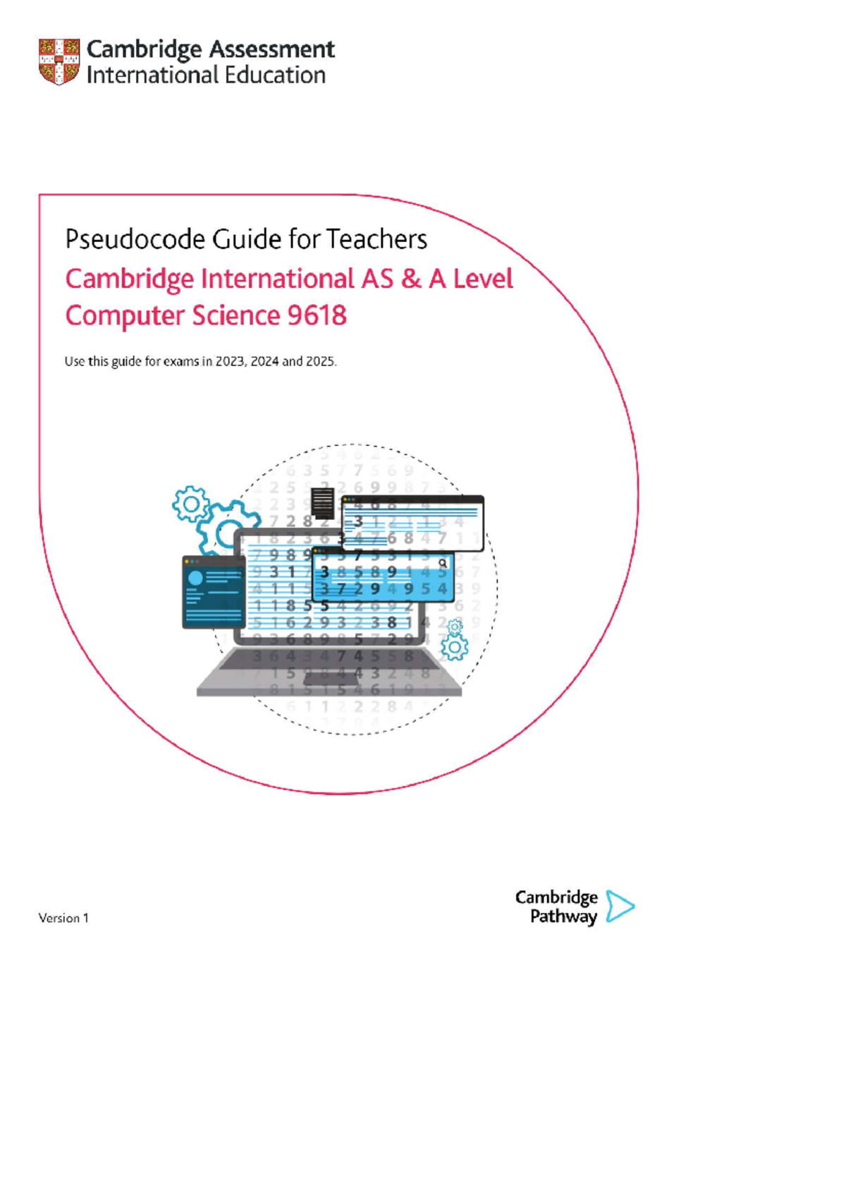 Pseudocode Guide for Cambridge International AS A Level Computer ...