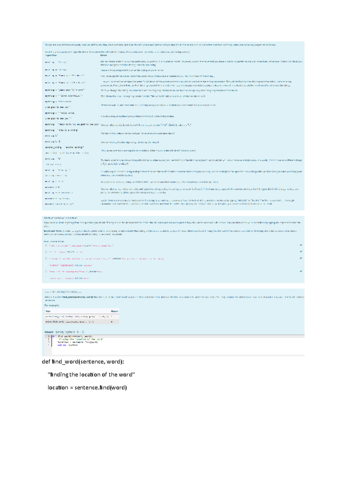 Lab 4 - Python Functions for String and List Manipulation - Studocu