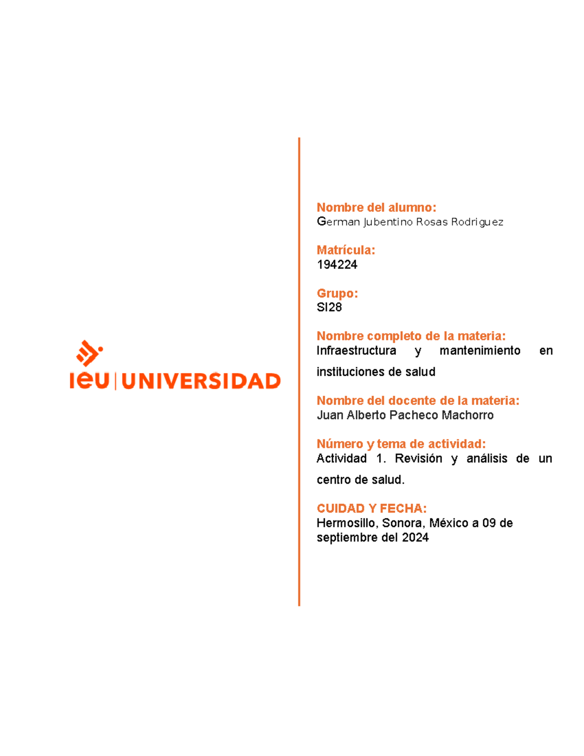Curso 7 Actividad 1 - Revisión y analisis de la infraestructura y ...