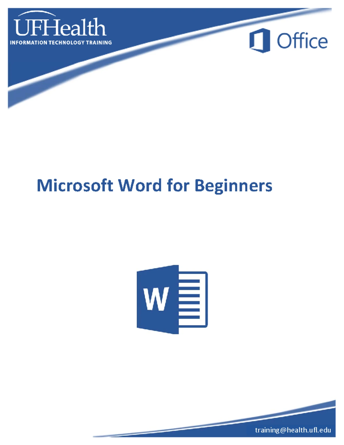 Beginner-Word DOCUMENT FOR STUDENTS WHO DO ICT SKILLS OR INSERVICE ...