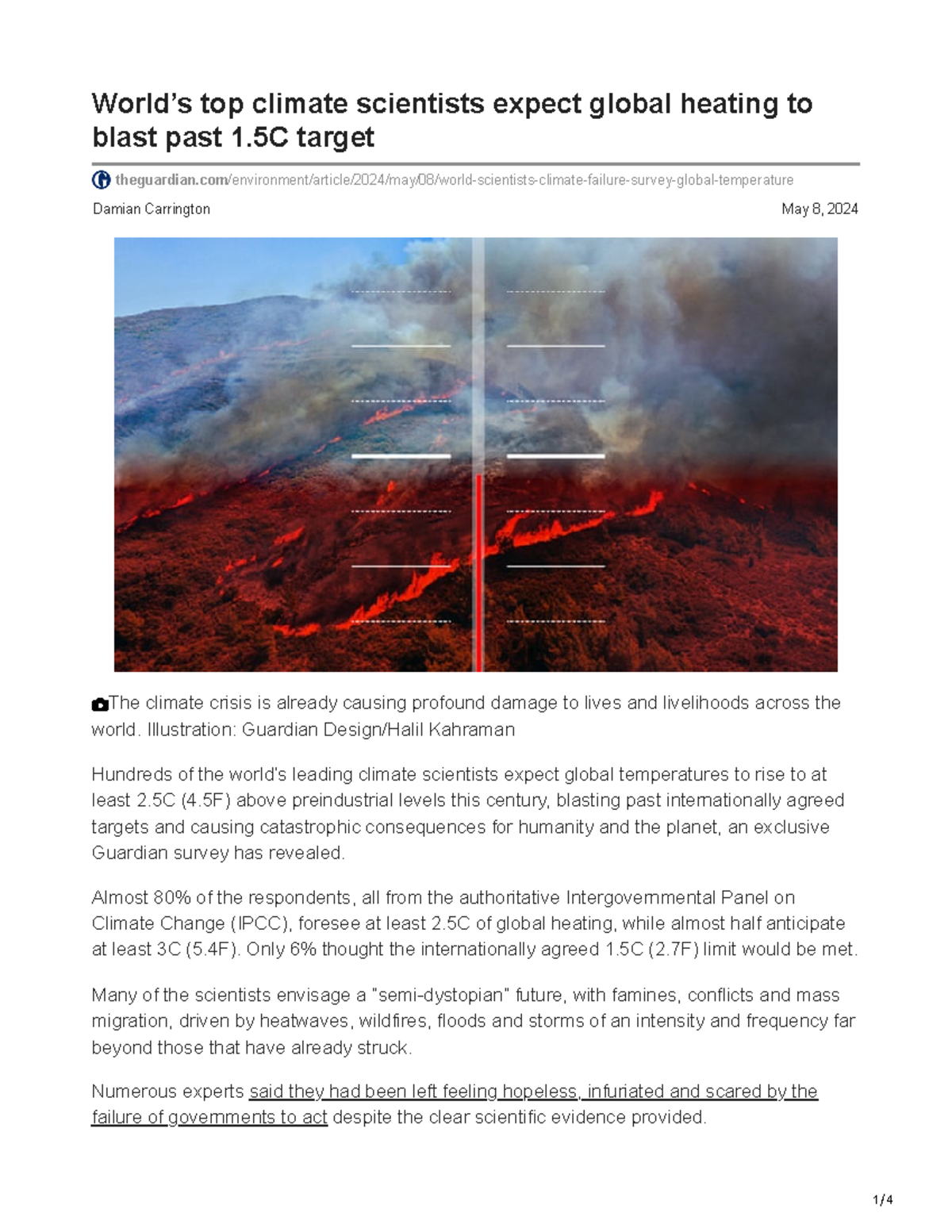World's Top Climate Scientists Predict Global Heating Beyond 1.5C ...