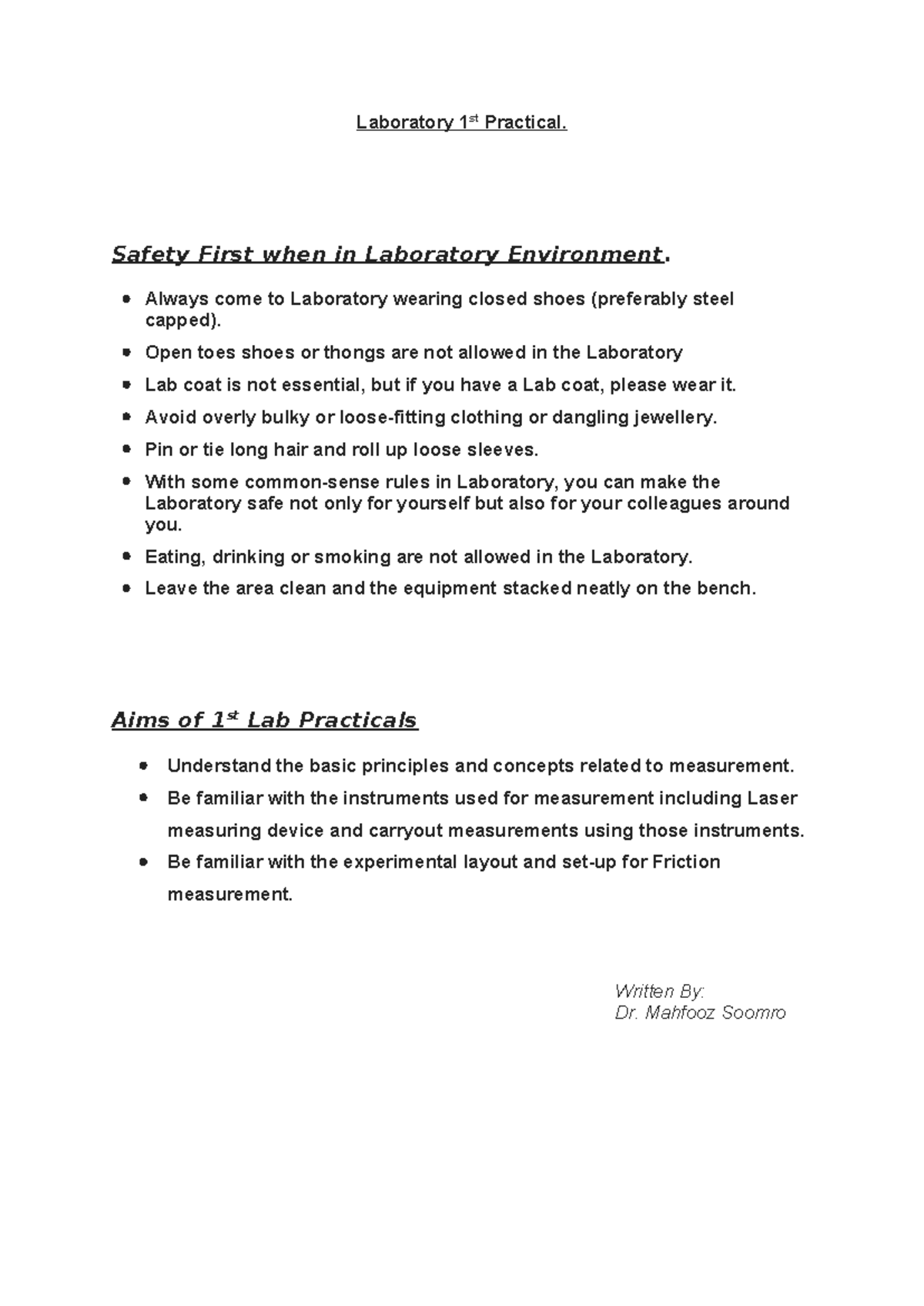 1st Lab Practical - Measurements 2022 - Tagged - Laboratory 1st ...