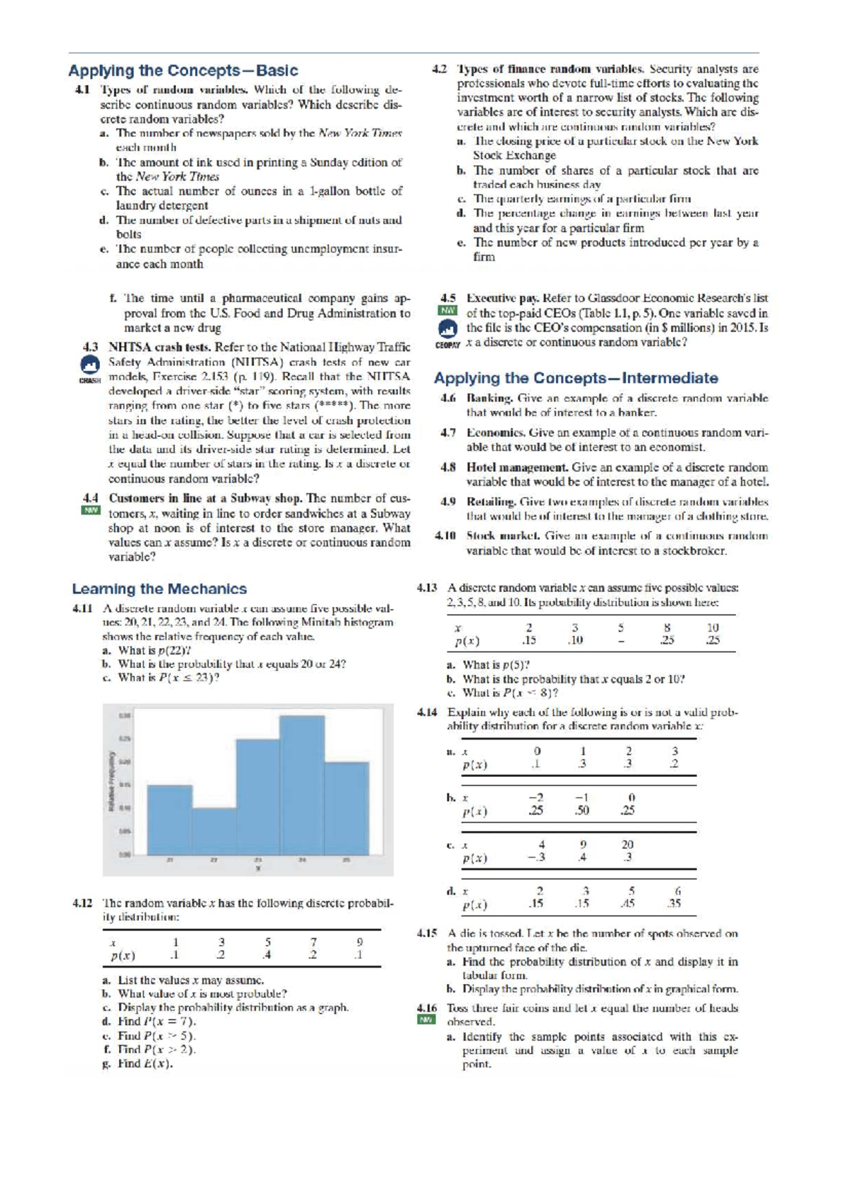 Econ2500 Unit 4: Discrete & Binomial Random Variable Questions - Studocu