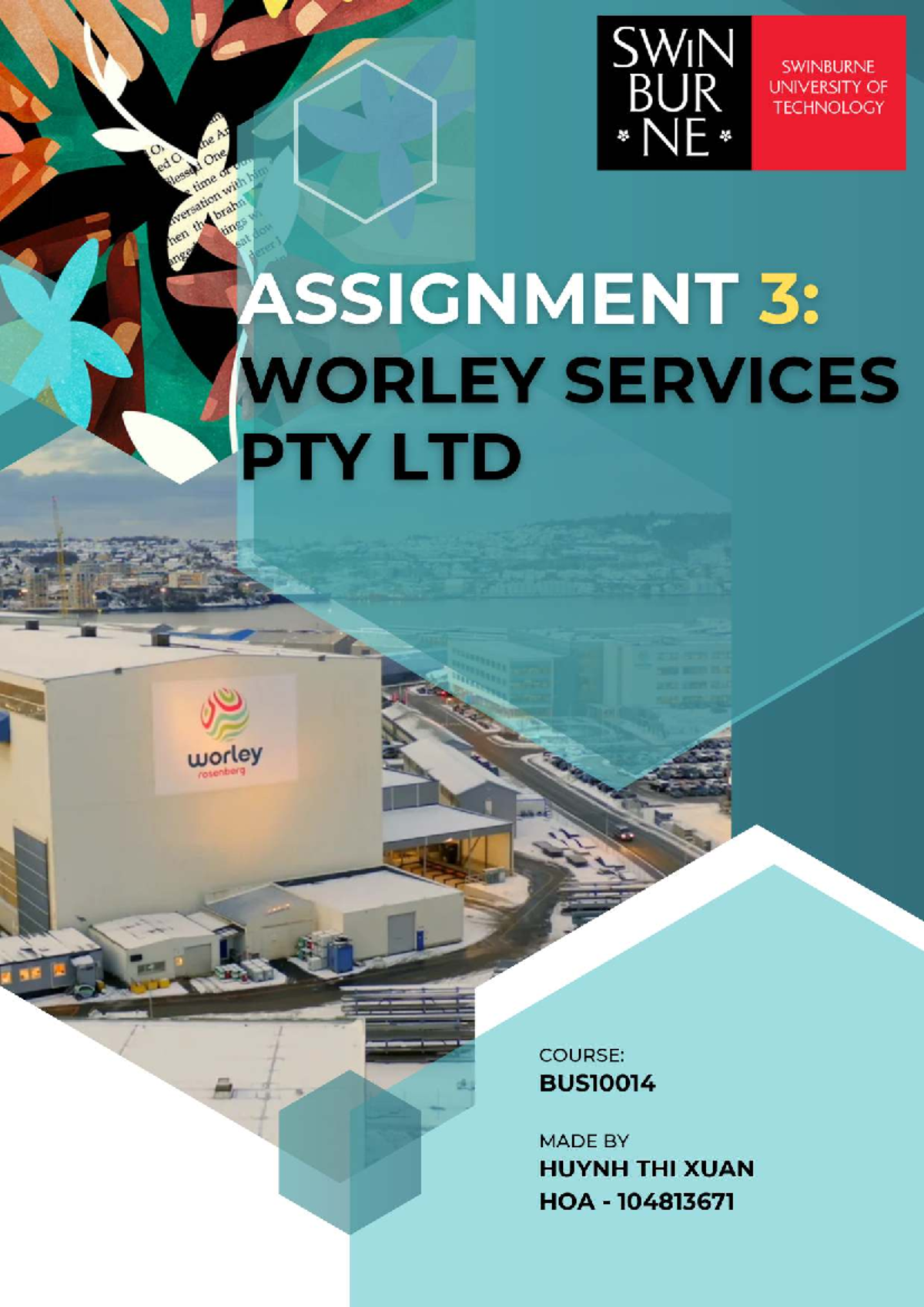 Assignment 3 SDG - SWIN SWINBURNE BUR UNIVERSITY OF TECHNOLOGY O the A NE  the with him hen ange - Studocu