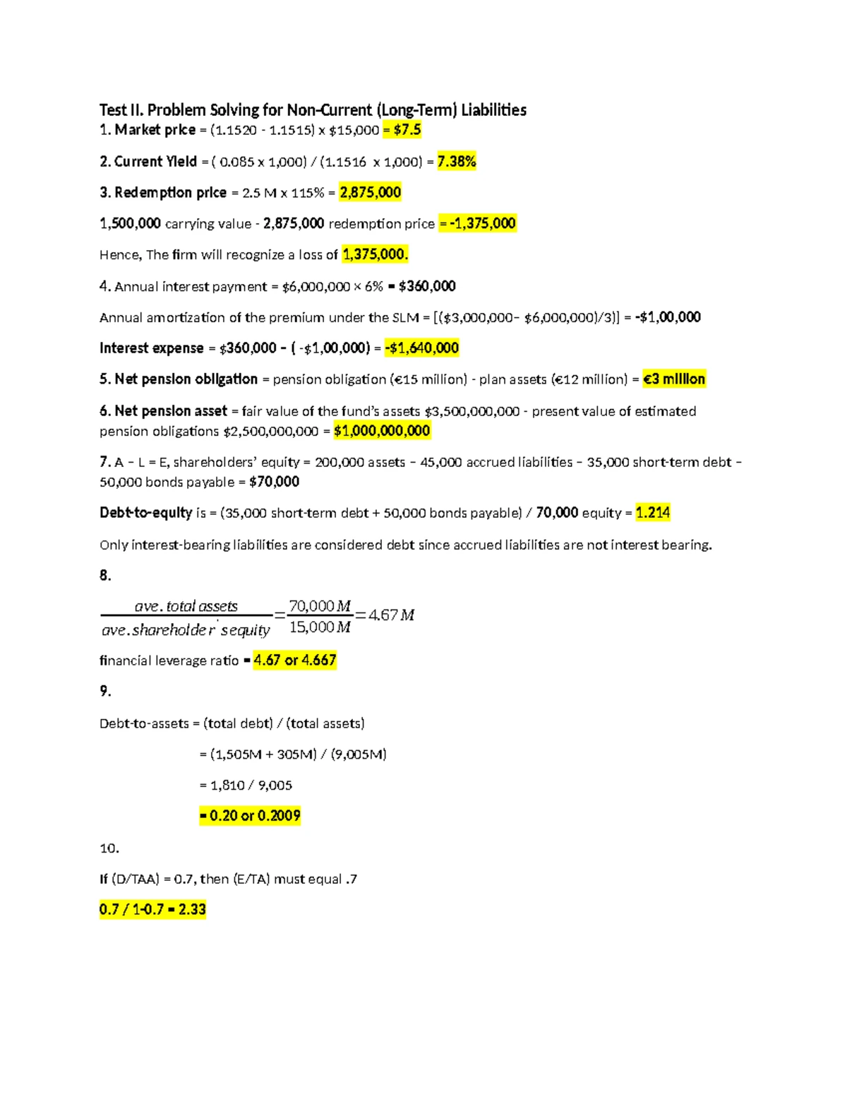 Assignment - Topic 12: Ch 10 Cost of Capital Insights & Solutions - Studocu