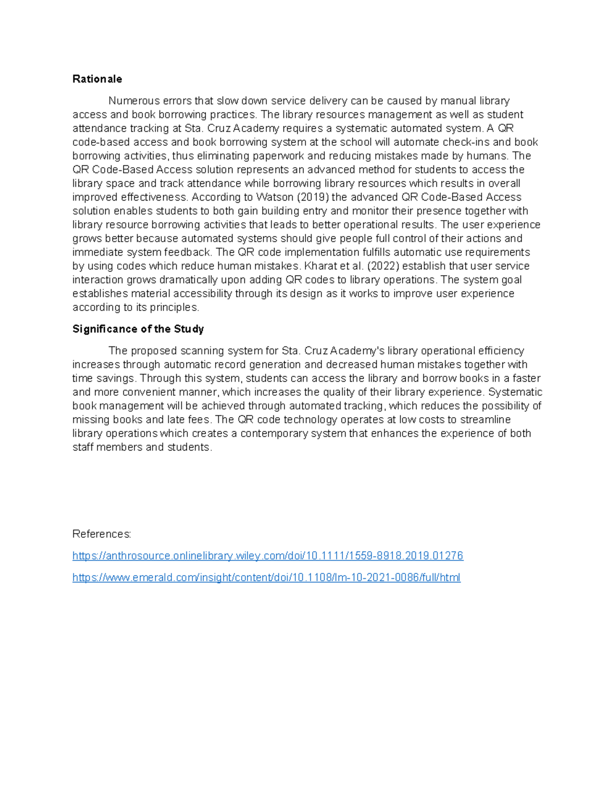 Rationale - key notes for midterm - Rationale Numerous errors that slow ...