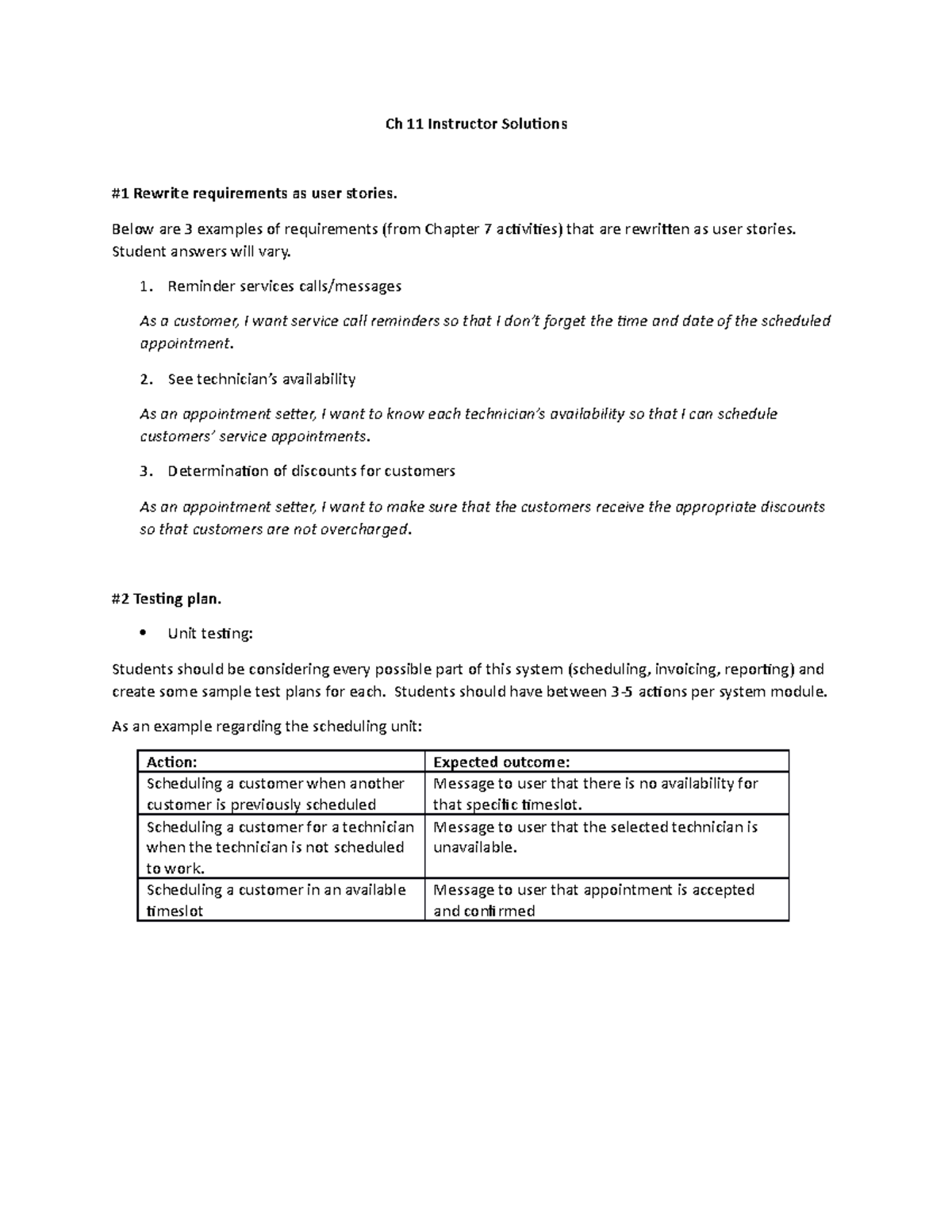 chapter11solutions - Ch 11 Instructor Solutions #1 Rewrite requirements ...