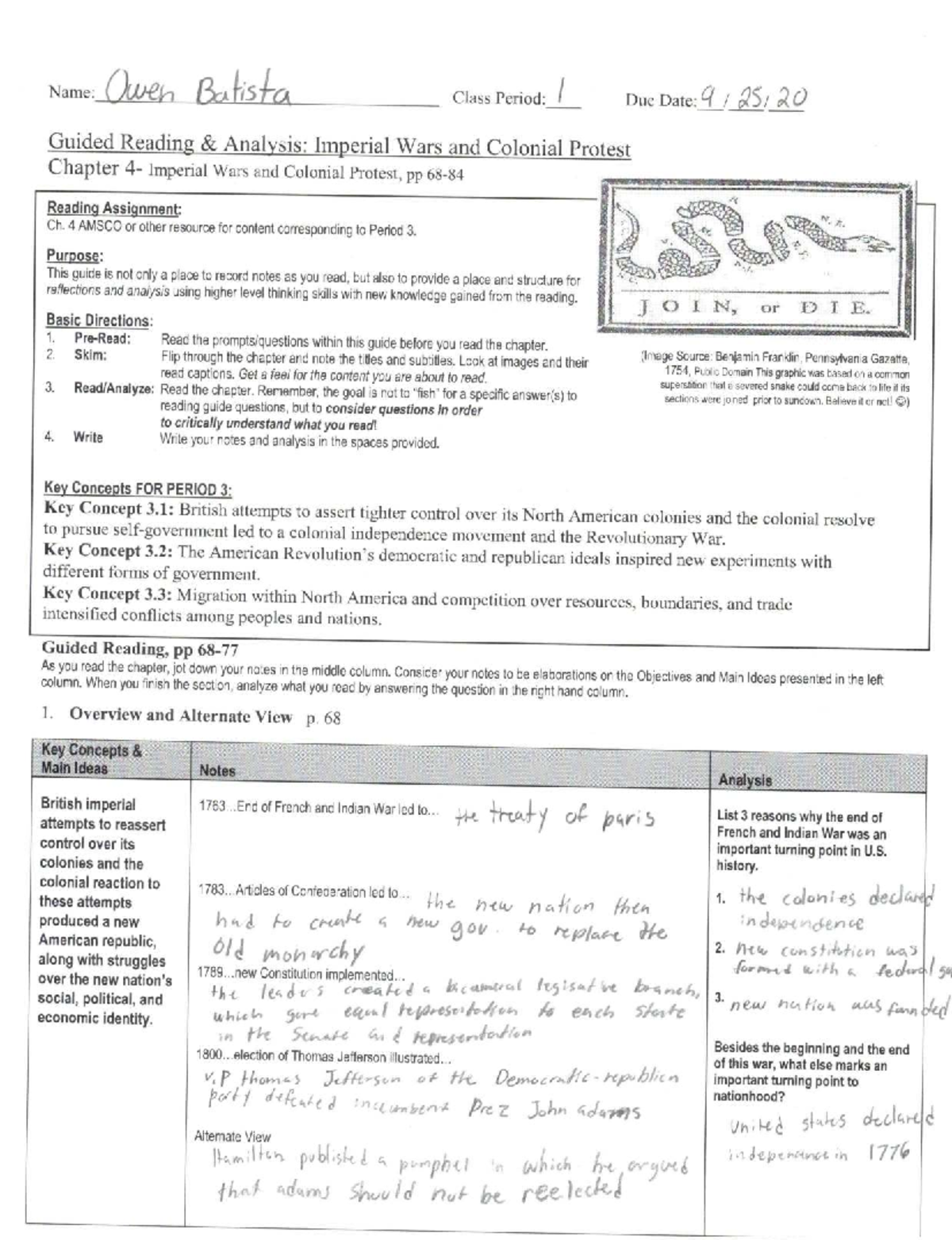 Ch. 4 Study Guide: Imperial Wars & Colonial Protest Analysis - Studocu