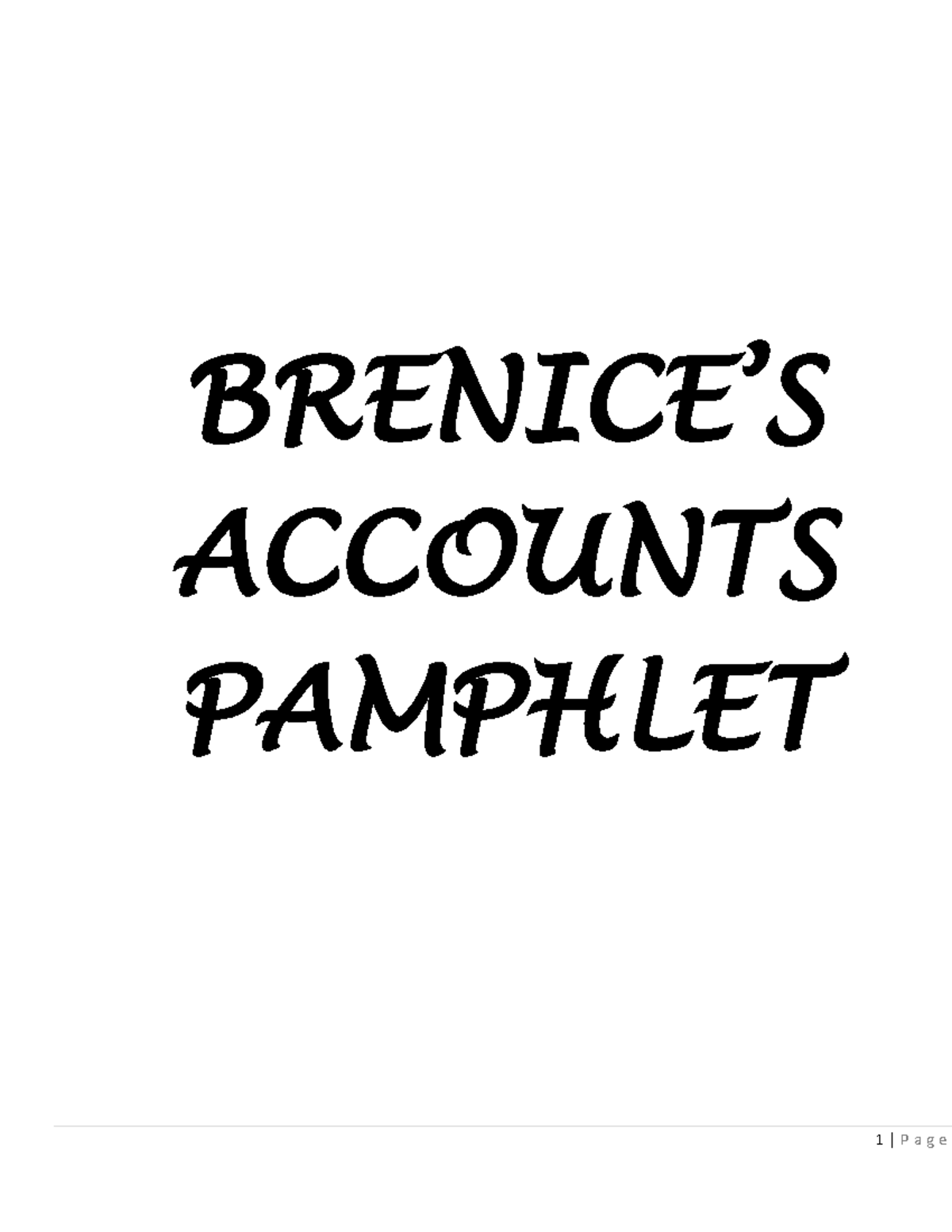 ACC 101 - Lecture Notes on Trial Balance and Financial Statements - Studocu