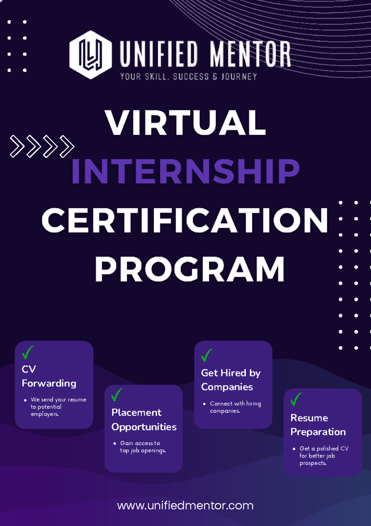 Virtual Internship Certification Program - CV Forwarding We send your ...