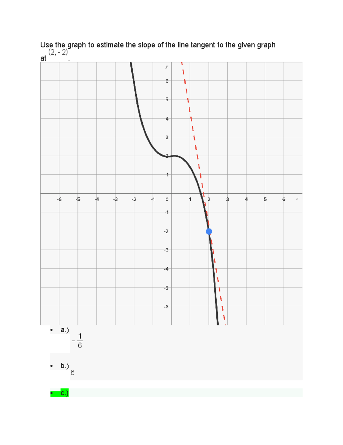 Calculus Unit-2 Challenge 2: Tangent Line and Rates of Change - Studocu