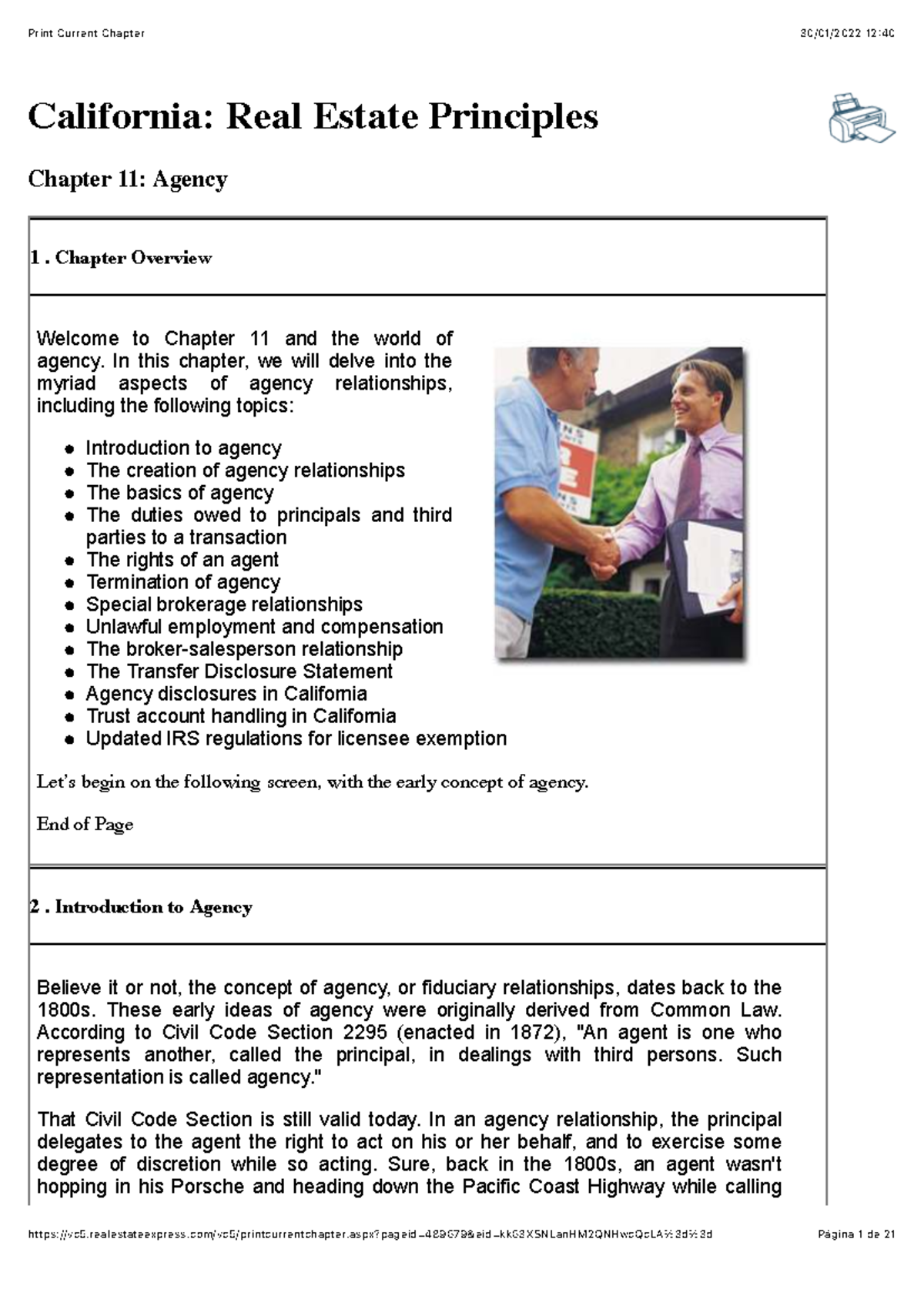 Real Estate Principles (RE 11): Understanding Agency Relationships ...