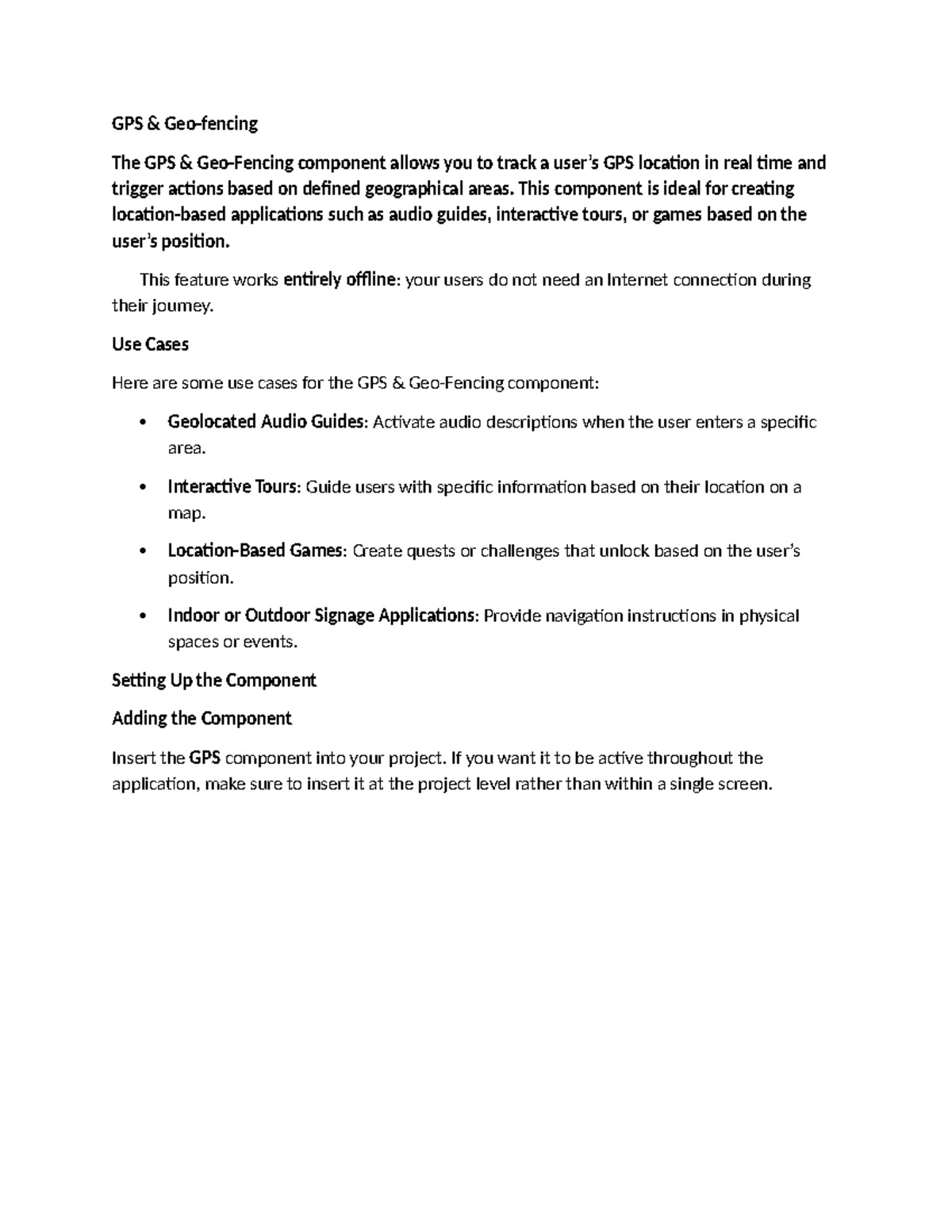 GPS Component Setup and Use Cases for Doc3 - Test - Studocu