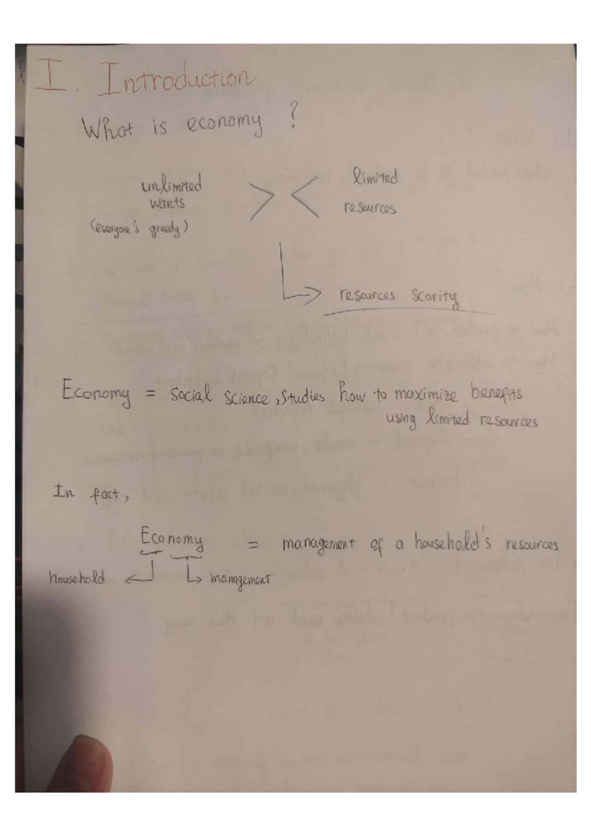 ECO 101: Introduction to Economic Principles and Resource Management ...