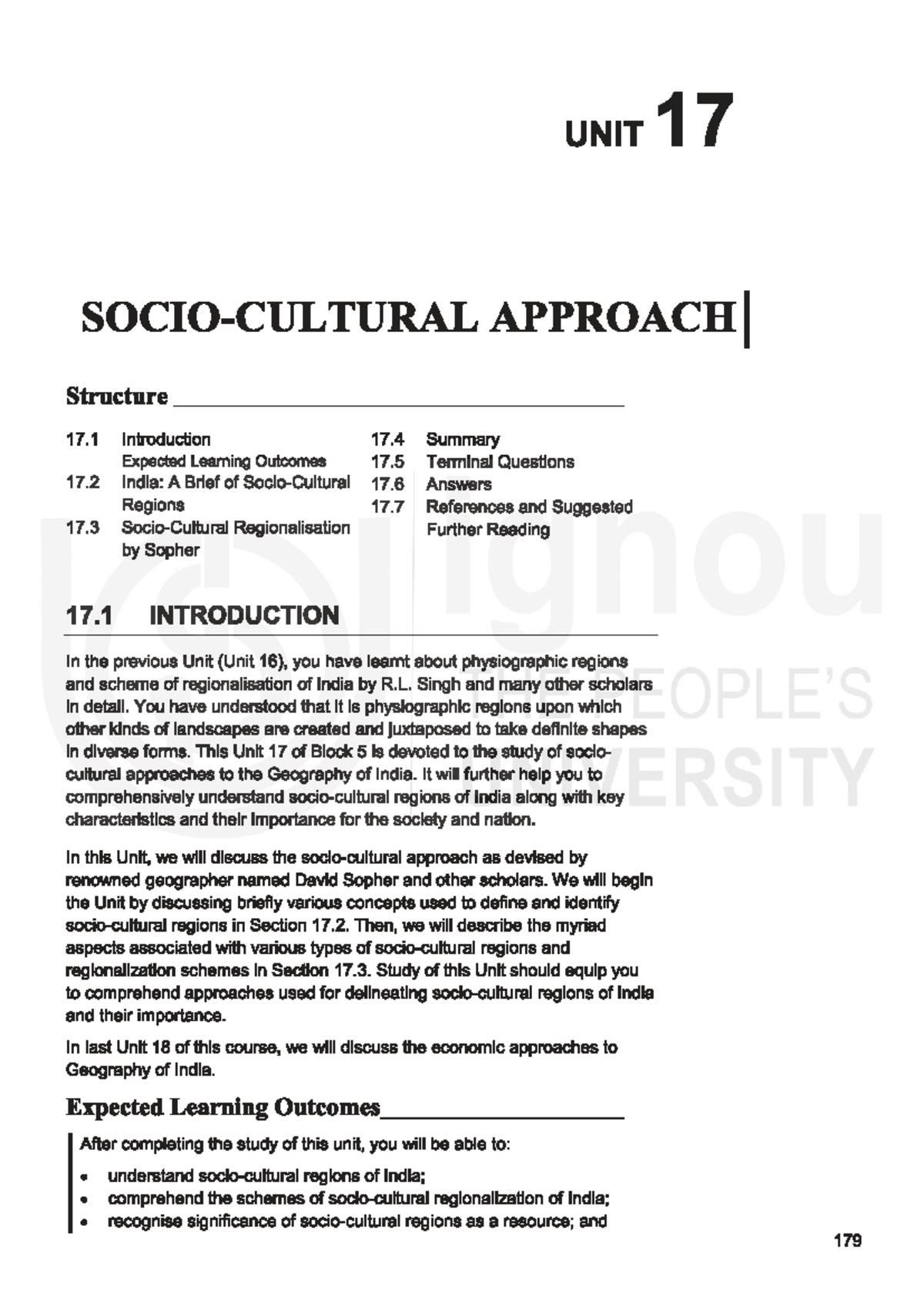 Socio-Cultural Regions of India: Insights from Unit 17 Approach - Studocu