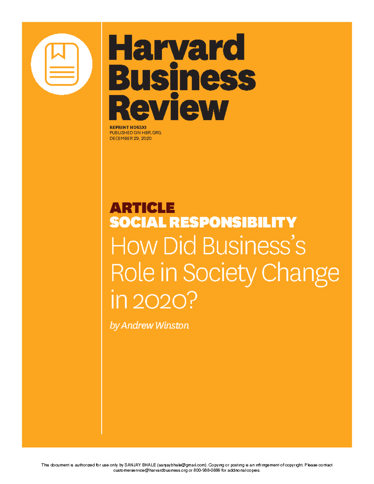 **BUS 101: The Transformation of Business Roles in Society Post-Covid ...